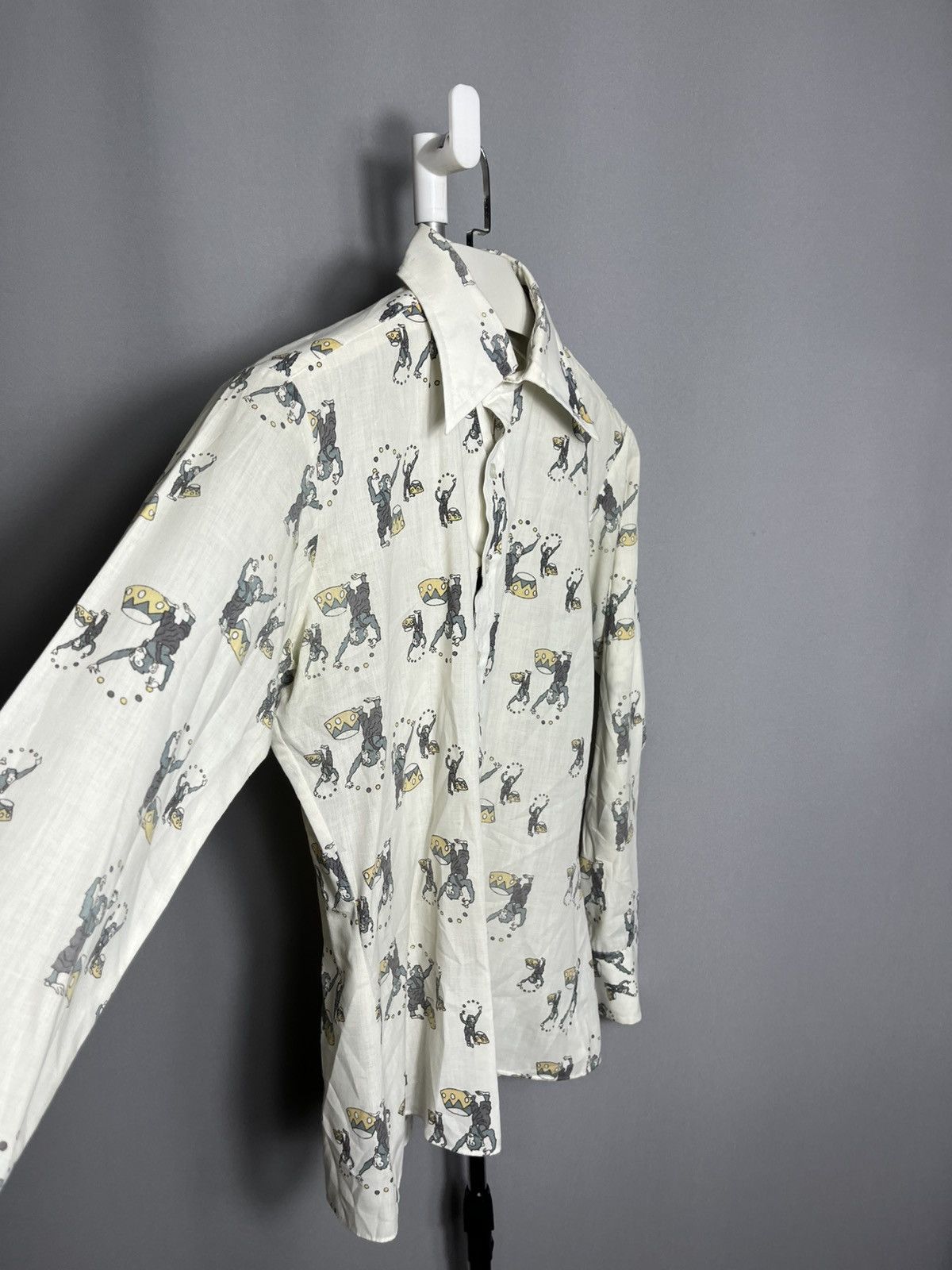Brutus Brutus shirt button up 1970s woman’s monkey slim monogram Size XL / US 12-14 / IT 48-50 - 2 Thumbnail