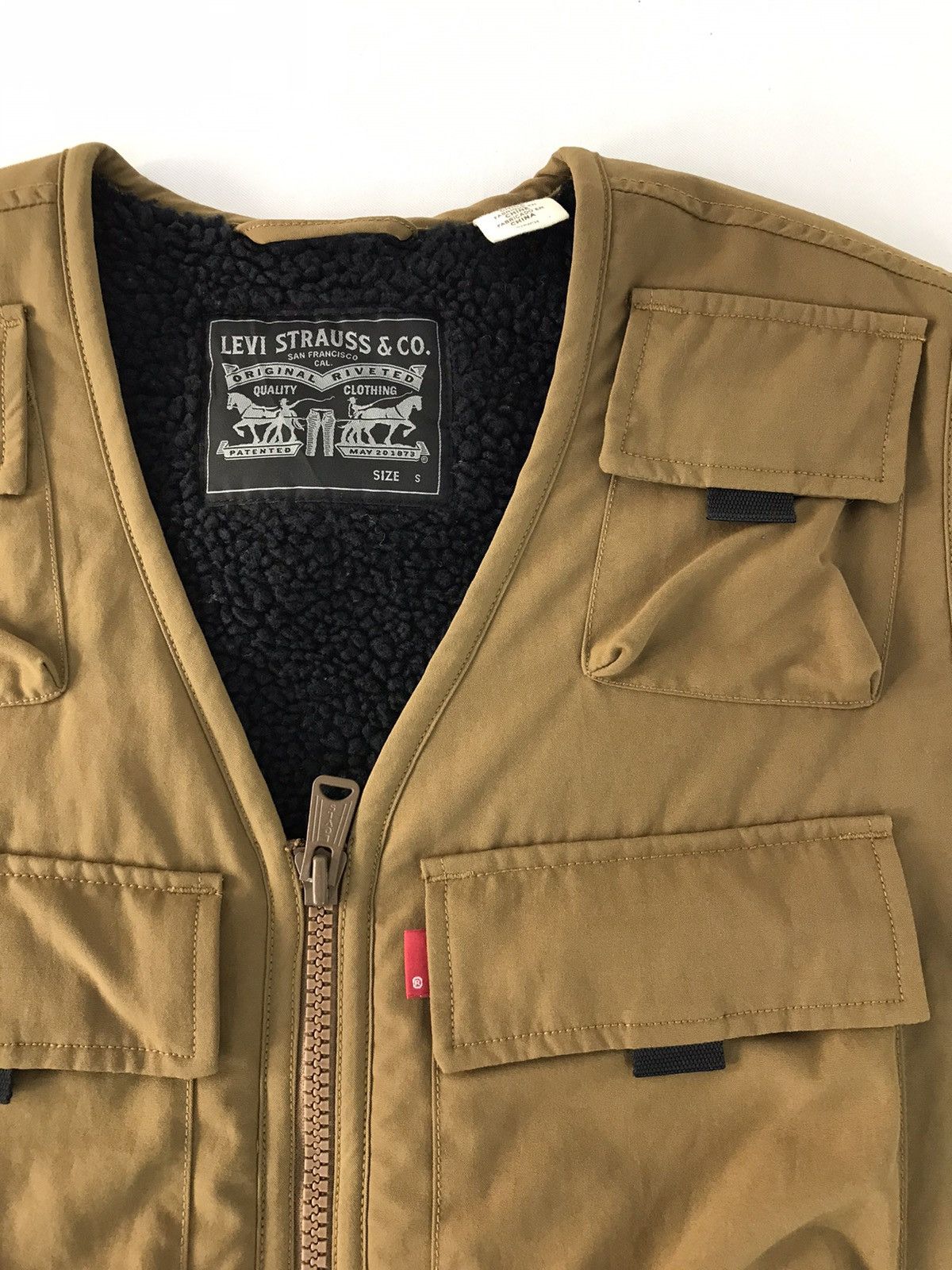 Japanese Brand × Levi's Vintage Vest Levi’s Fleece Inner Distressed Fleece Inner Size US M / EU 48-50 / 2 - 5 Thumbnail