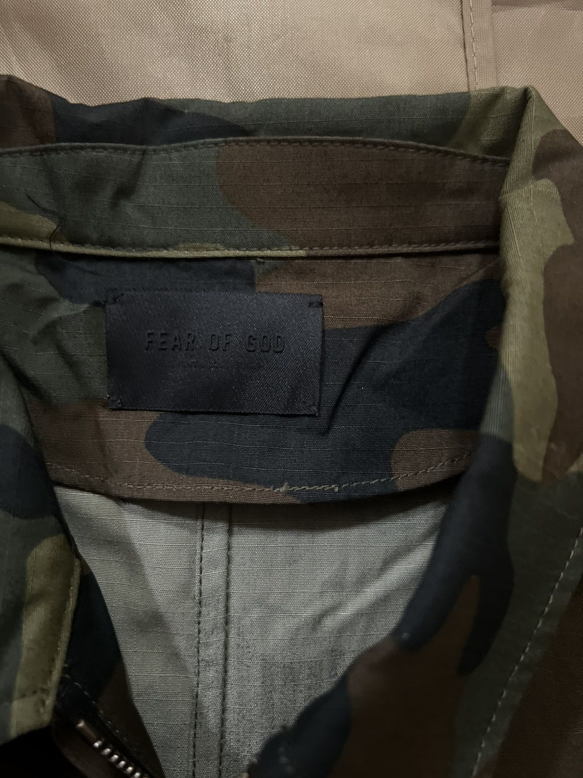 Fear of God FEAR OF GOD Camo Flyweight Jacket size M Size US M / EU 48-50 / 2 - 2 Thumbnail