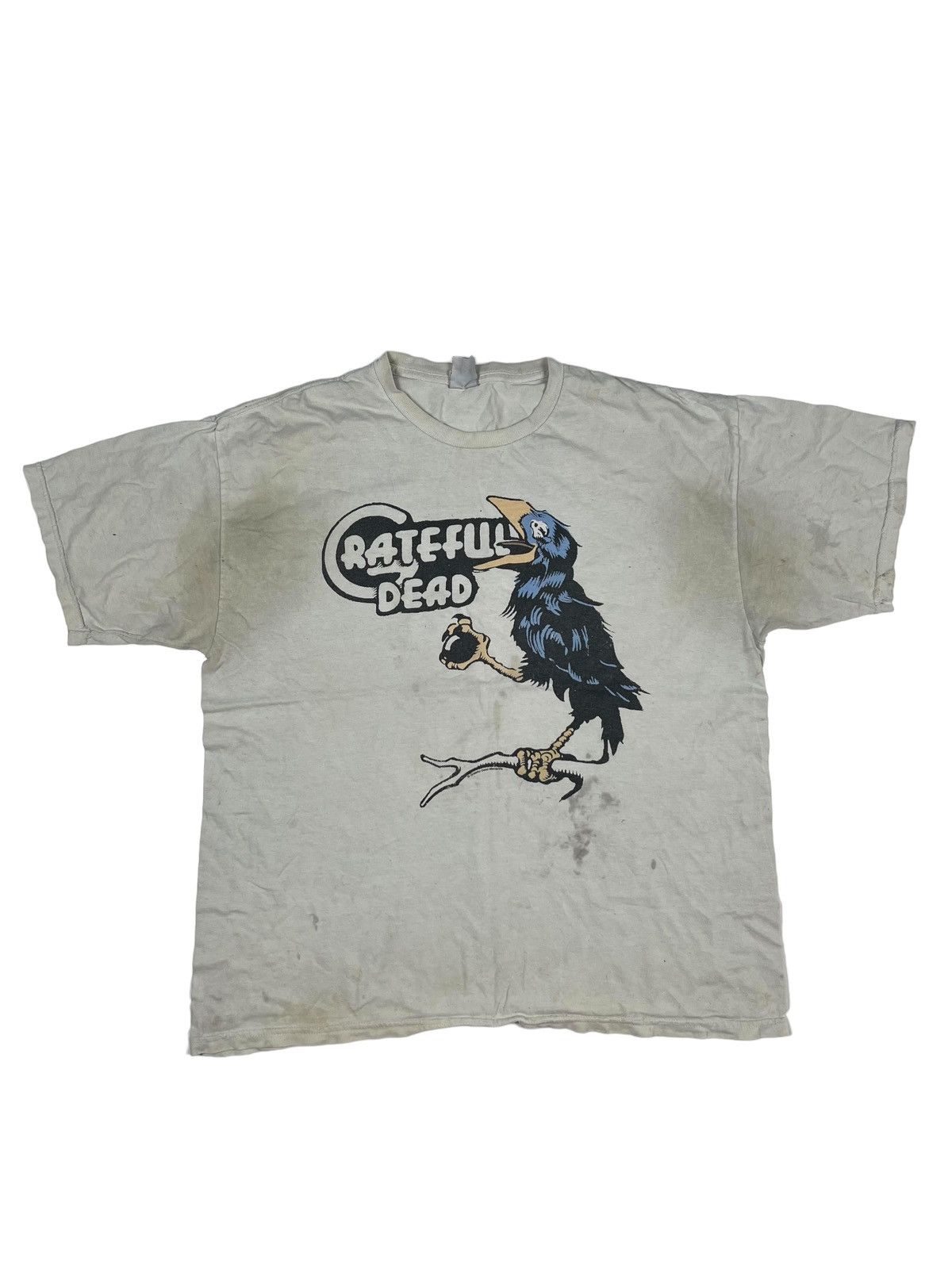 Vintage 00s Trashed Grateful Dead Wake of the Flood t-shirt