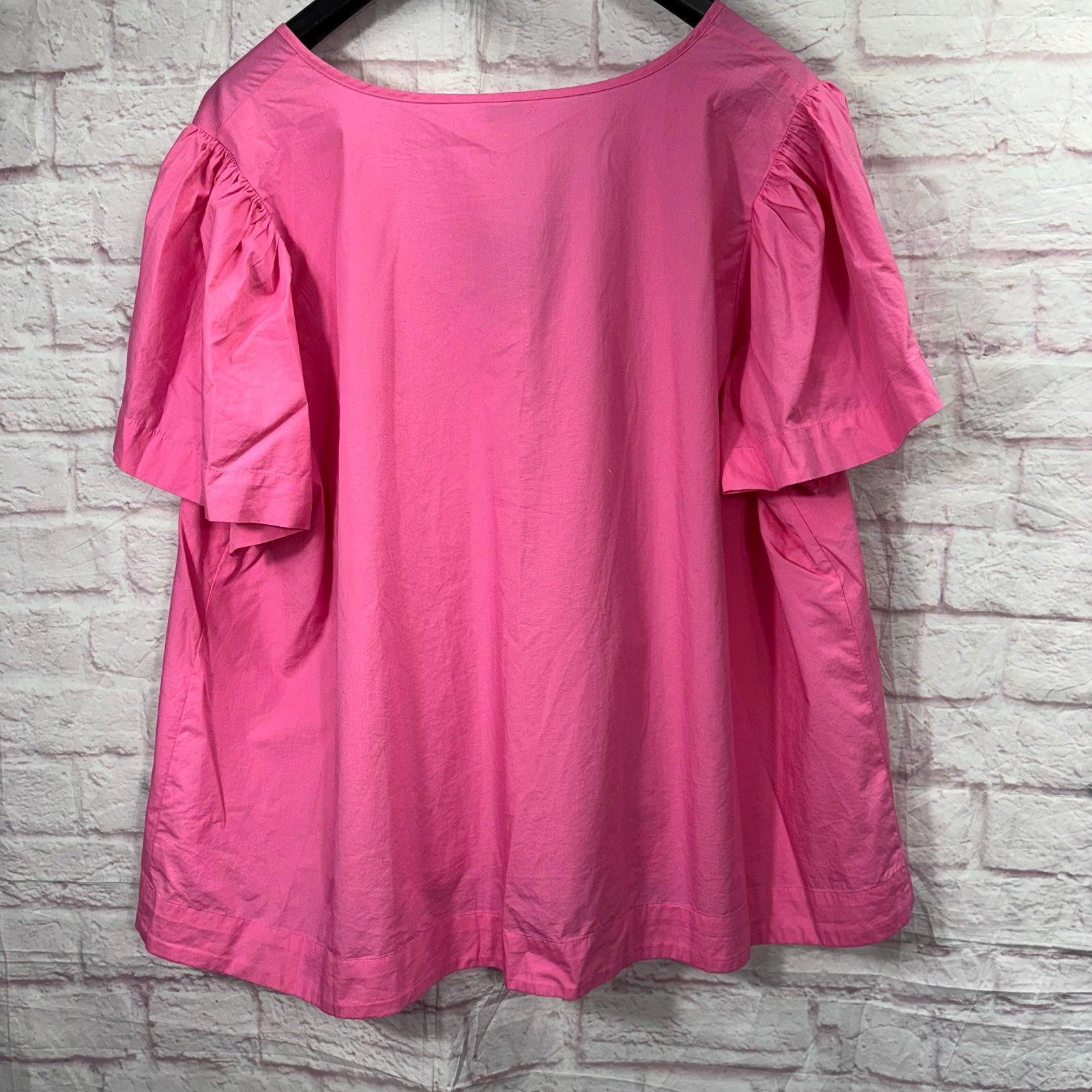 Other Crown & Ivy Women's Pink Blouse - Size 4X NWT Size M / US 6-8 / IT 42-44 - 6 Thumbnail