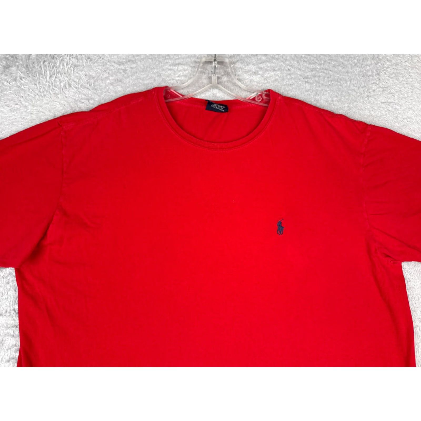 Ralph Lauren VINTAGE Polo Ralph Lauren Shirt Men Extra Large Red Crew Neck Short Sleeve 100% Cotton Size US XL / EU 56 / 4 - 4 Thumbnail