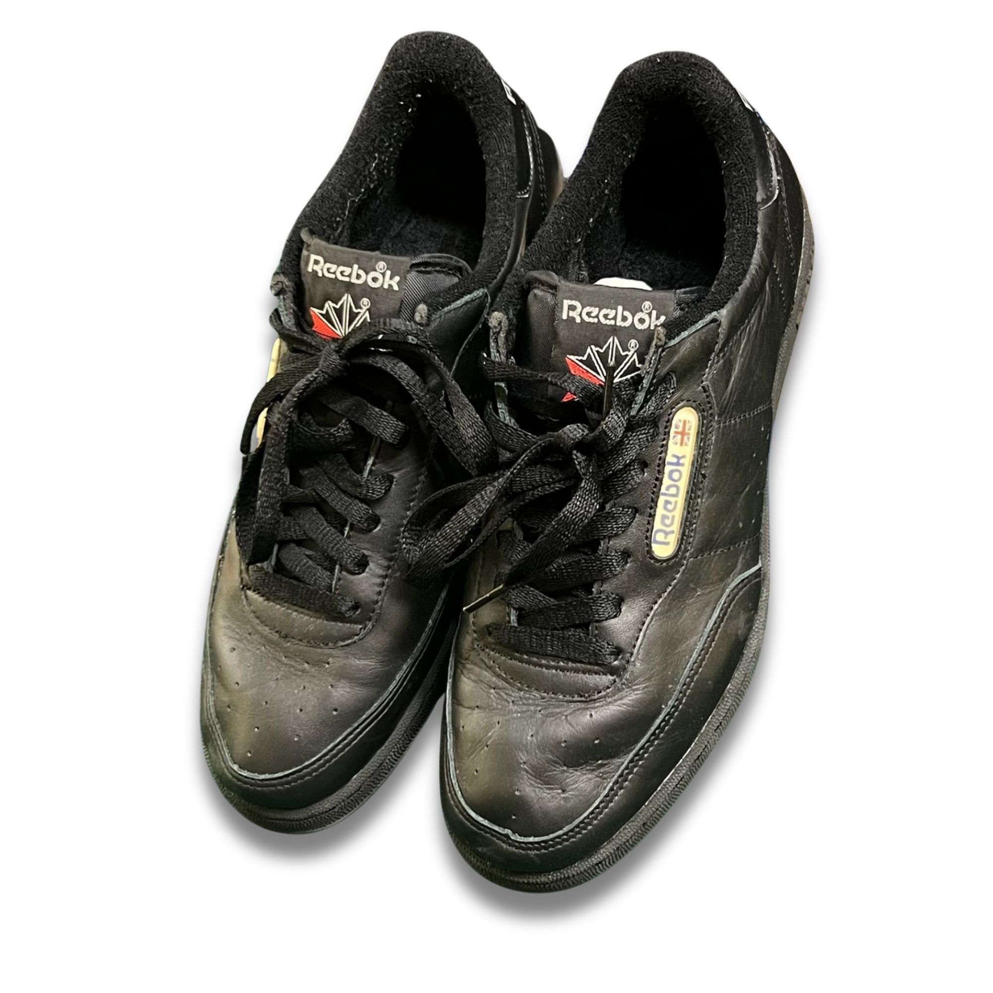 Reebok Reebok Club C 85 Sneakers Size 9 Black Leather Shoes Made In Size US 9 / EU 42 - 2 Thumbnail