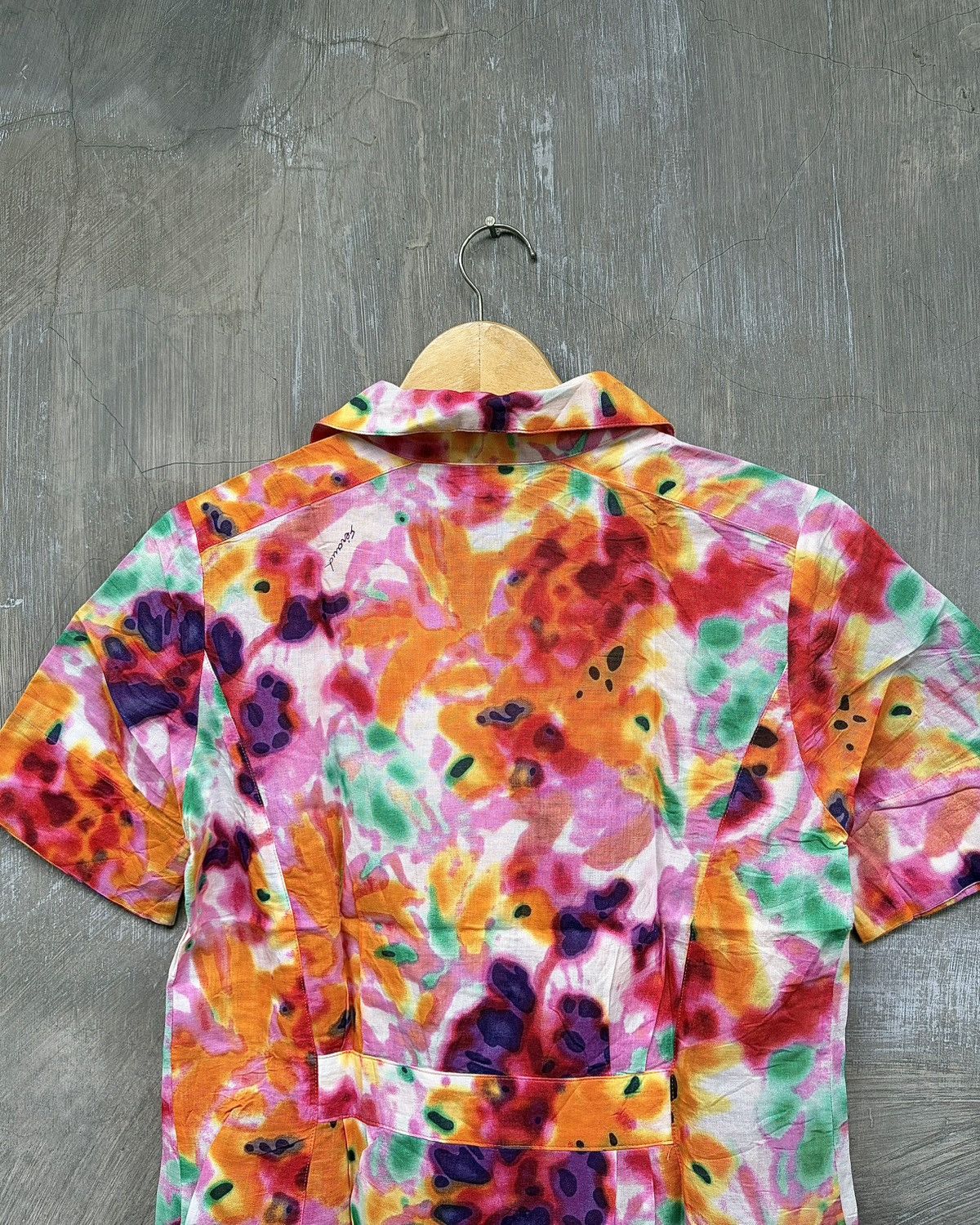 Louis Feraud Feraud Abstract Button Up Shirt Size S / US 4 / IT 40 - 9 Thumbnail