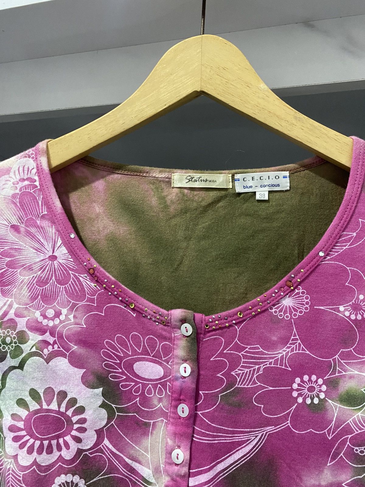 If Six Was Nine Japanese Mesh Issey Styled Flower Size US M / EU 48-50 / 2 - 4 Thumbnail