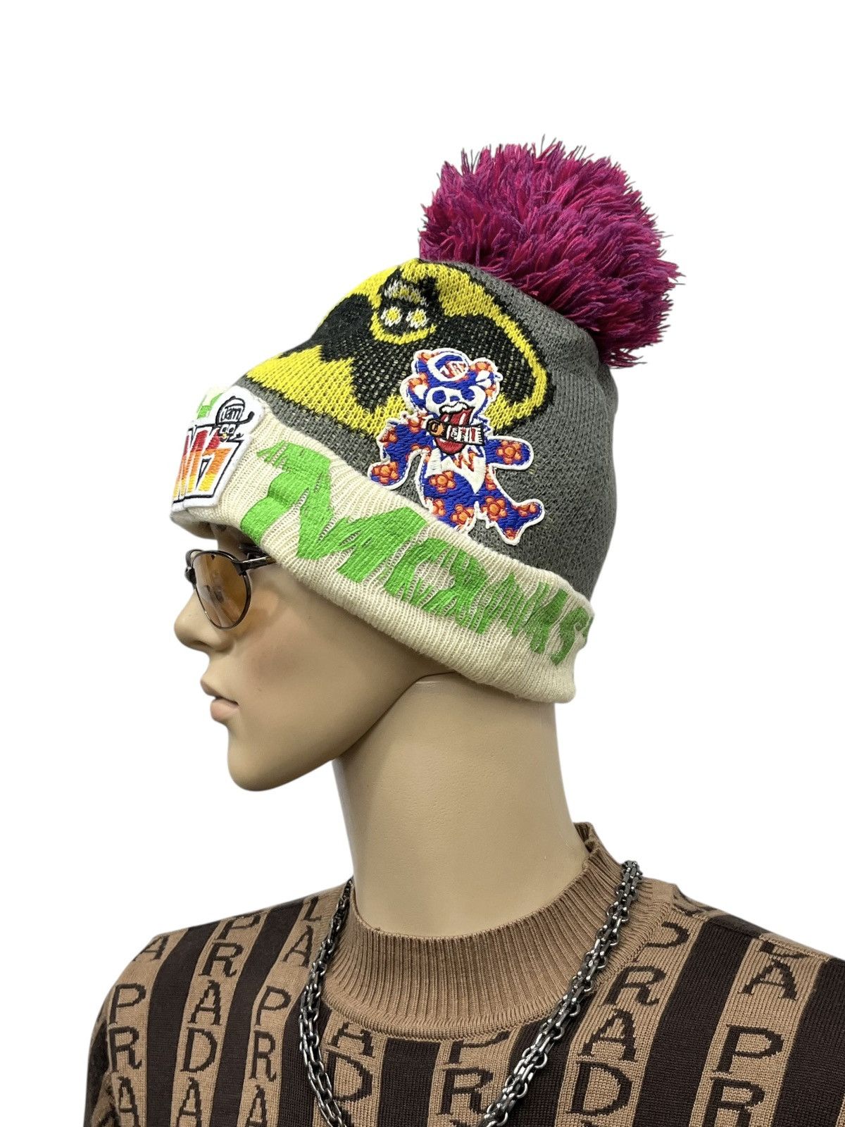 Grand Slam Joyful x Monster Hype Acrylic Beanie JAM's World Vibes Rare Size ONE SIZE - 3 Thumbnail