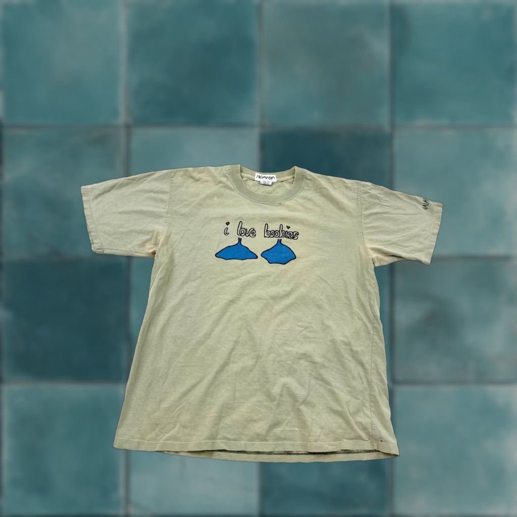 Nomad Nomada T-Shirt Mens Large Green "I Love Boobies" Outdoor Short Sleeve Tee Size US L / EU 52-54 / 3 - 1 Thumbnail