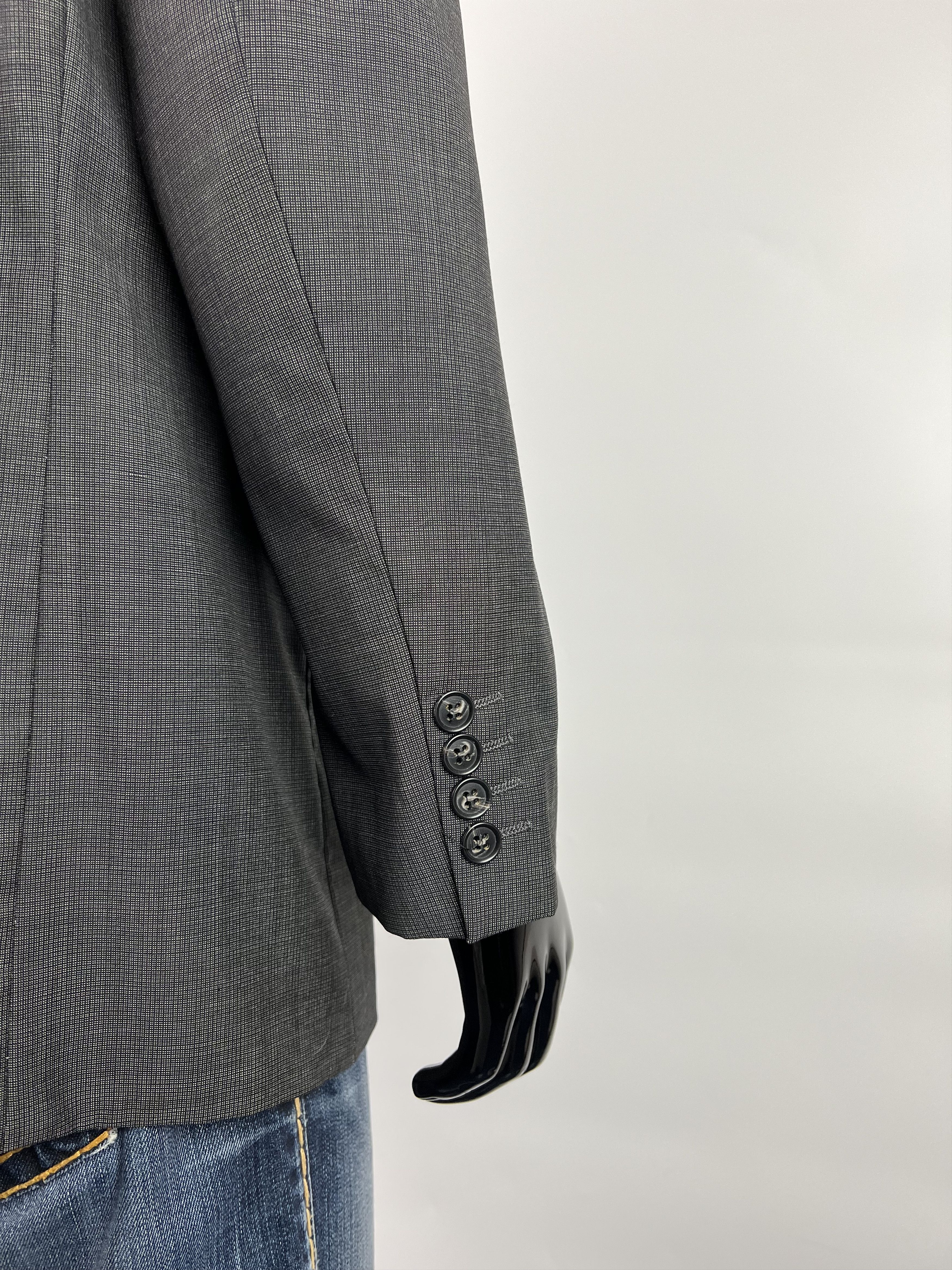 Vintage × Yves Saint Laurent Vintage Yves Saint Laurent Three Buttons Wool Blazer Size 50 Size 50R - 4 Thumbnail