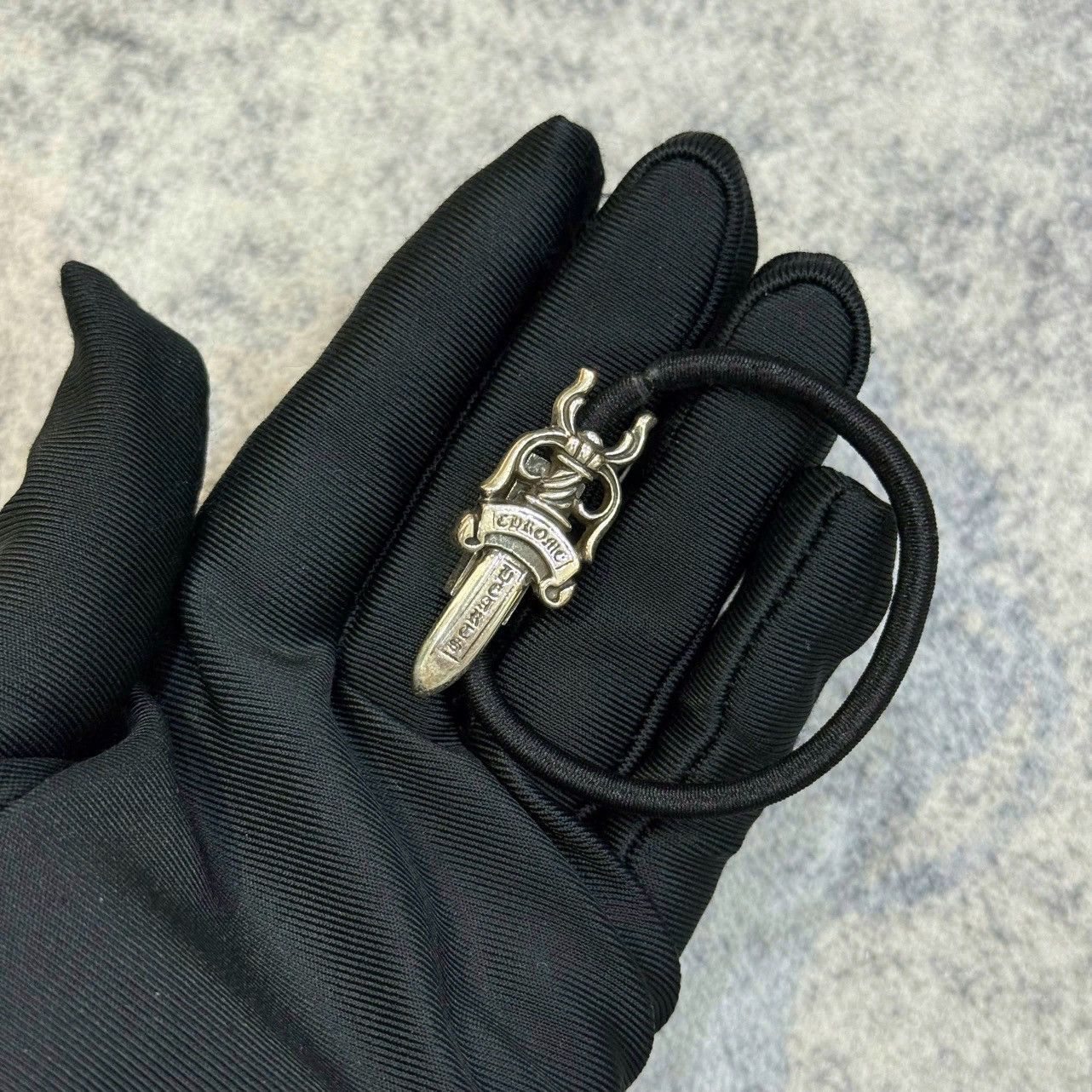 Chrome Hearts Chrome Hearts Dagger Hairband Silver Black Size ONE SIZE - 7 Thumbnail