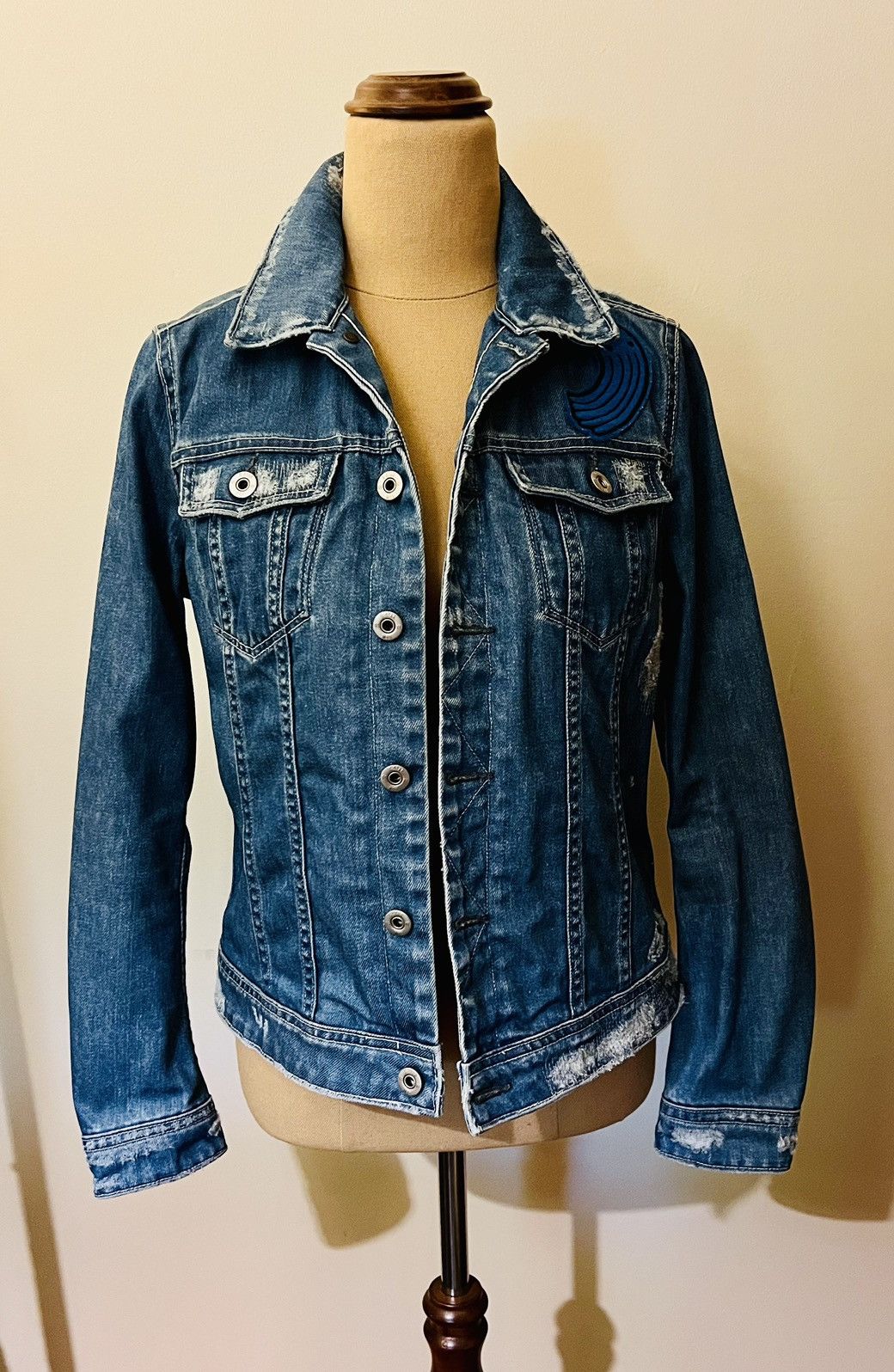 G-Star G-Star RAW Denim Jacket – Fitted Wash Blue Size M / US 6-8 / IT 42-44 - 4 Thumbnail