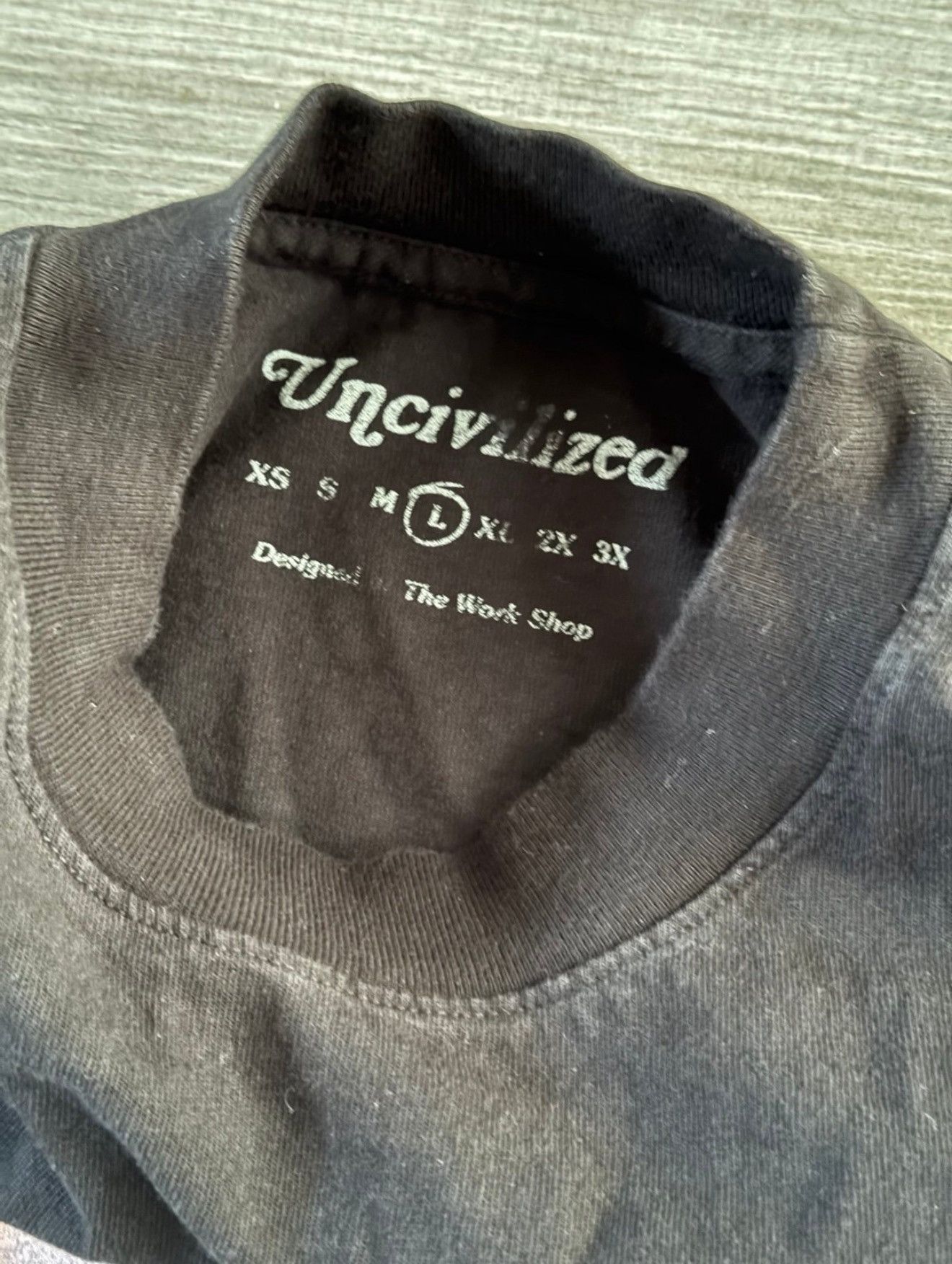 Other Men's Uncivilized Christmas Bad Santa Black Tee Size L Large Size US L / EU 52-54 / 3 - 3 Thumbnail
