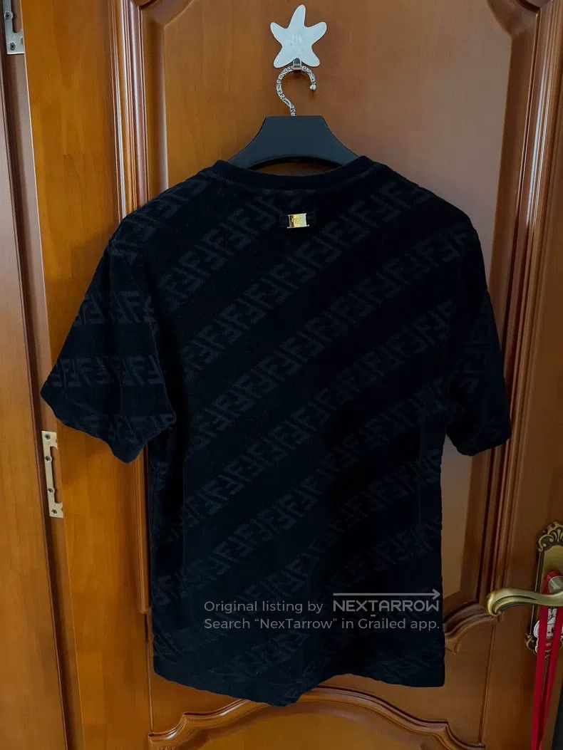 Fendi Fendi Black Logo Printed Short Sleeve T-Shirt Size US S / EU 44-46 / 1 - 2 Thumbnail