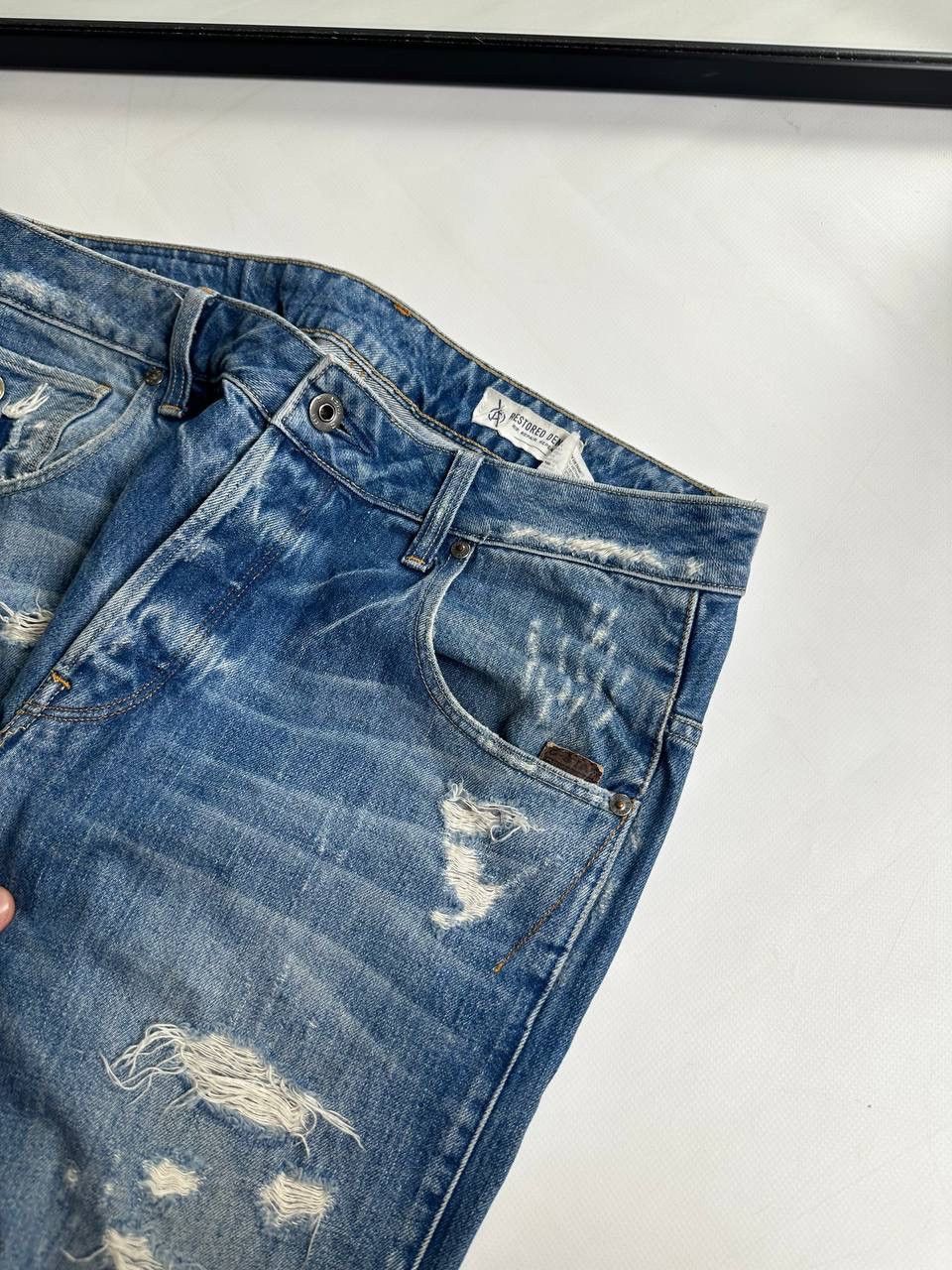 G-Star Distressed Vintage G Star Denim Opium Jeans 00s Size US 32 / EU 48 - 4 Thumbnail