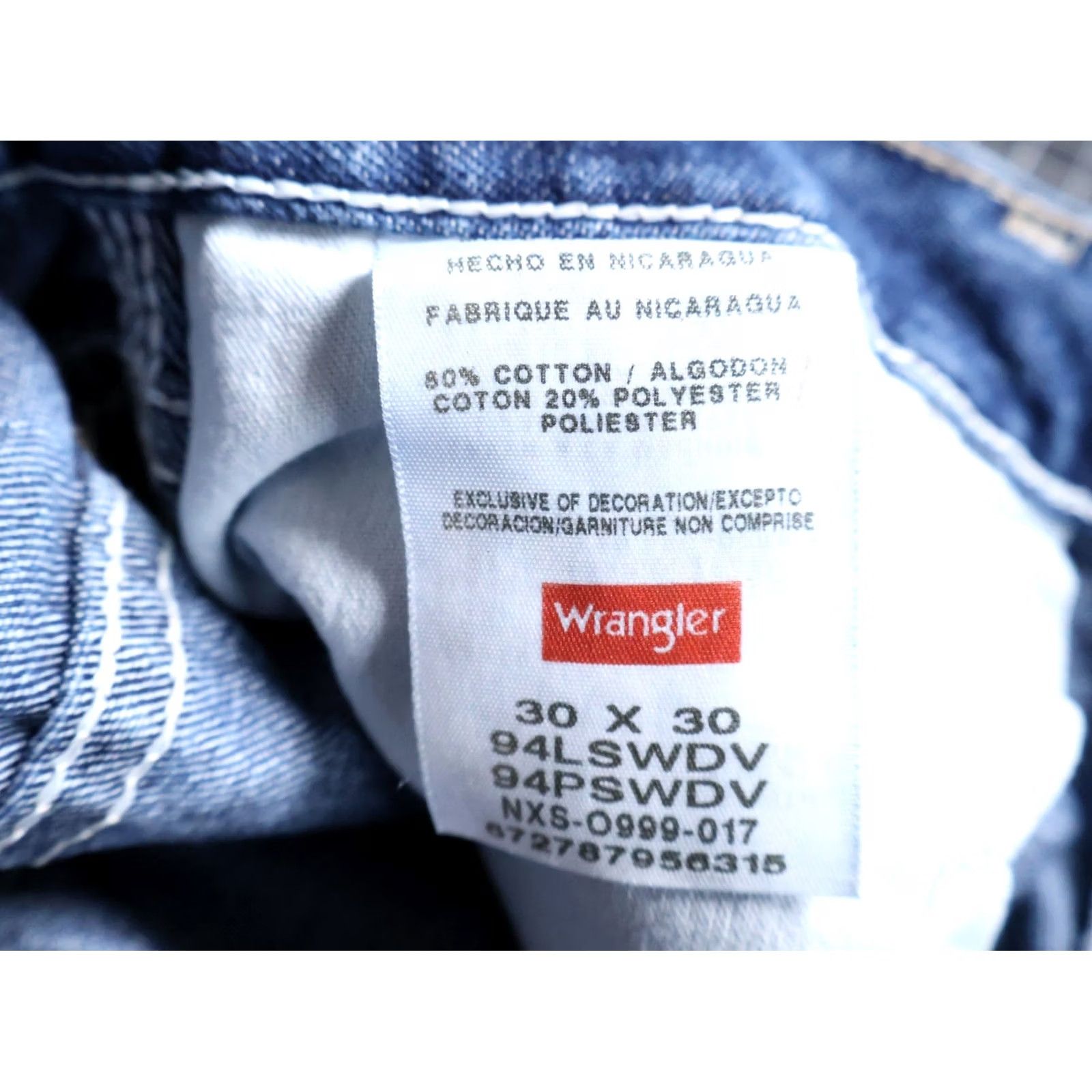 Wrangler VINTAGE Wrangler Patchwork Jeans Women's 28 x 28 Blue Carpenter Boho Hippie Patchwork 5-Pocket Denim Jeans Womens Regular Inseam 28 Royal Blue Size 28" / US 6 / IT 42 - 3 Thumbnail