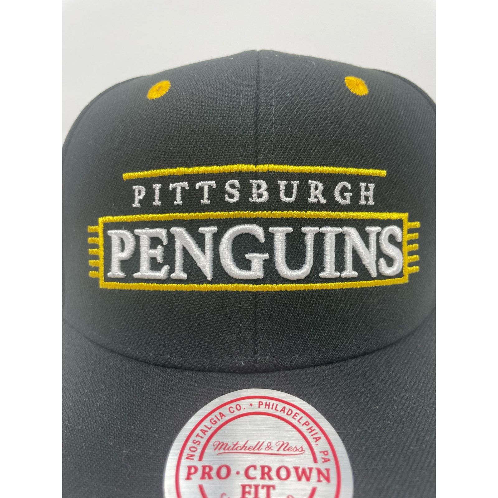 47 Brand Pittsburgh Penguins Hat Mitchell & Ness Snapback Side Patch Size ONE SIZE - 3 Thumbnail