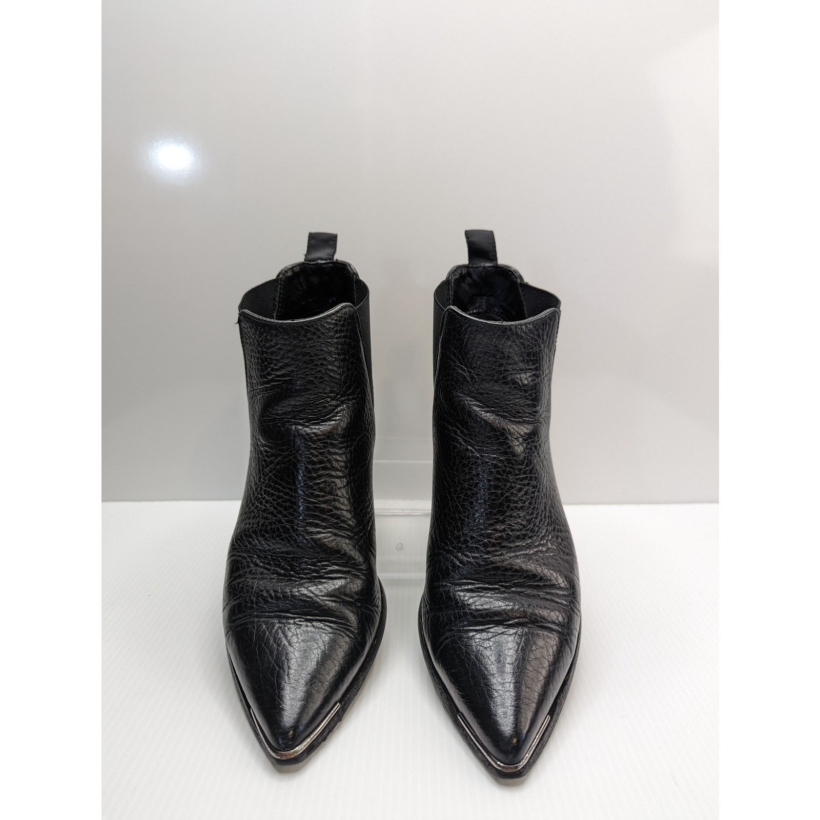 Acne Studios Acne Leather Jensen leather ankle boots black sz 36 (US 5.5) Size US 6 / IT 36 - 3 Thumbnail