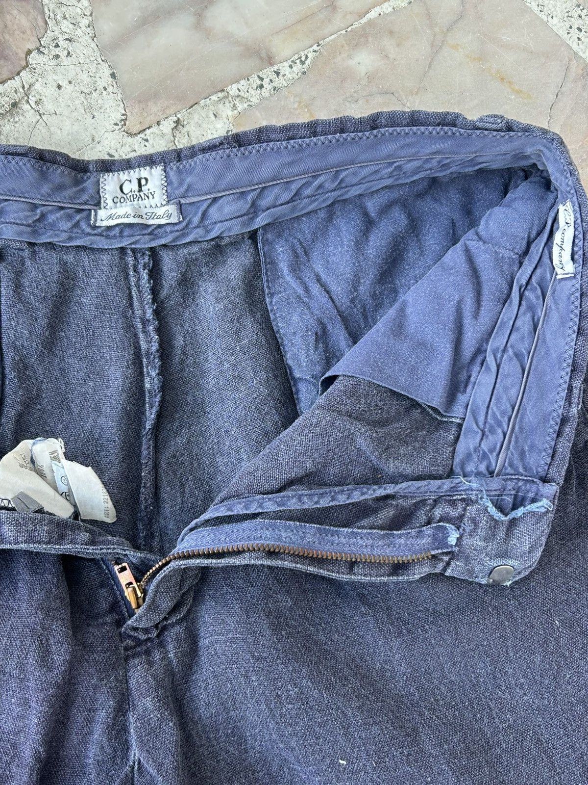 C.P. Company C.P. Company Vintage Linen Blue Shorts Size US 32 / EU 48 - 5 Thumbnail