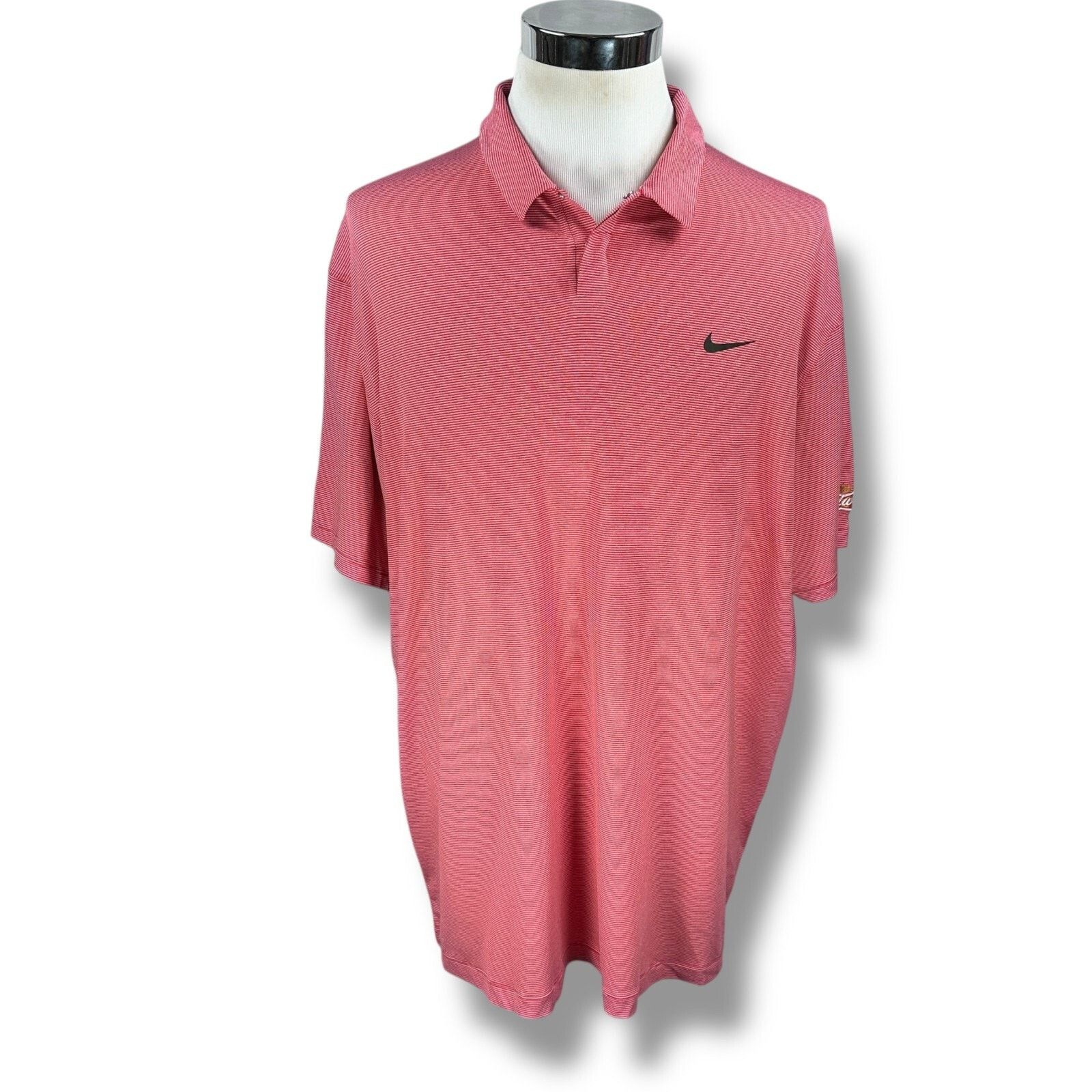 Nike Nike Tiger Woods Collection Snap Polo Shirt Men's 2XL Red Size US XXL / EU 58 / 5 - 1 Thumbnail