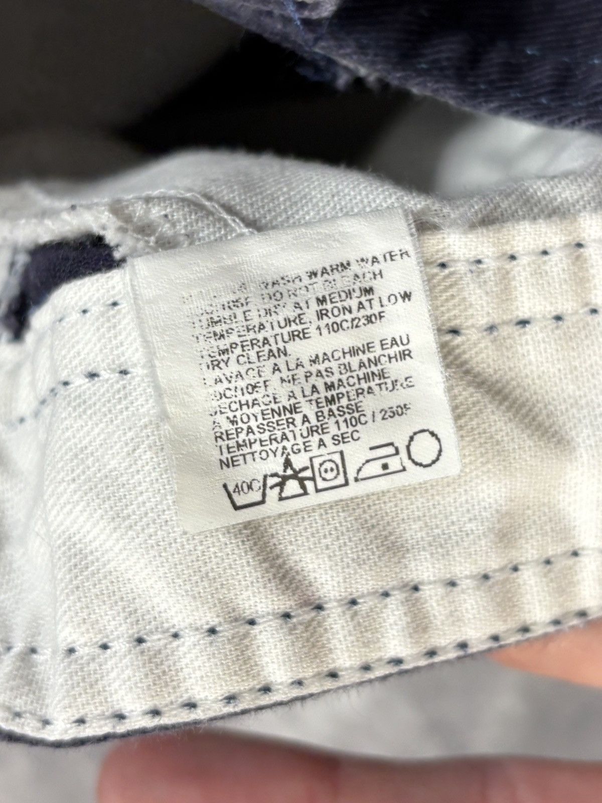 Vintage Vintage Work Pants Bleu de Travail Faded Canvas Carpenter 32 Size US 32 / EU 48 - 5 Thumbnail