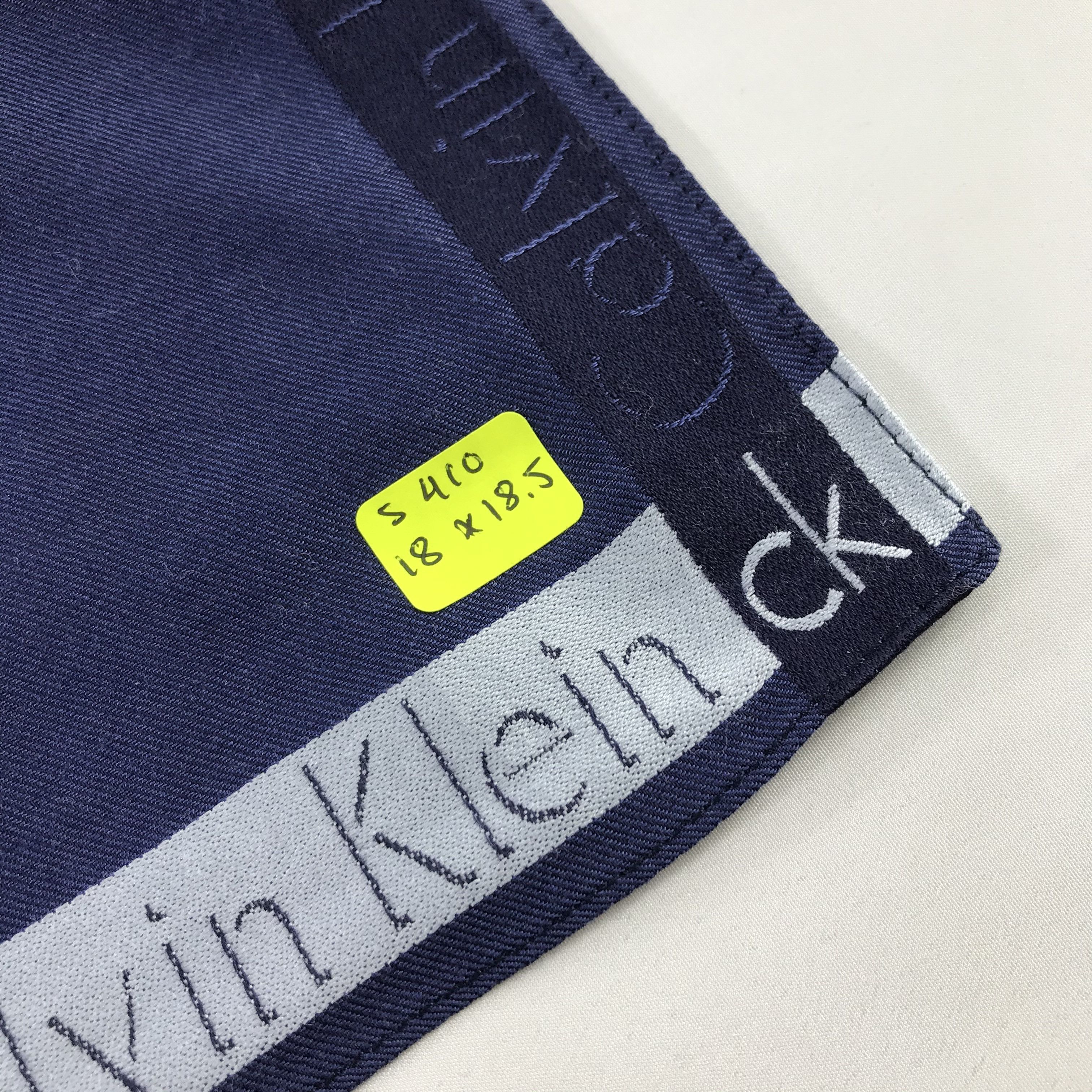 Calvin Klein × Vintage Calvin Klein Bandana / Handkerchief / Neckerchief - S410 Size ONE SIZE - 5 Thumbnail