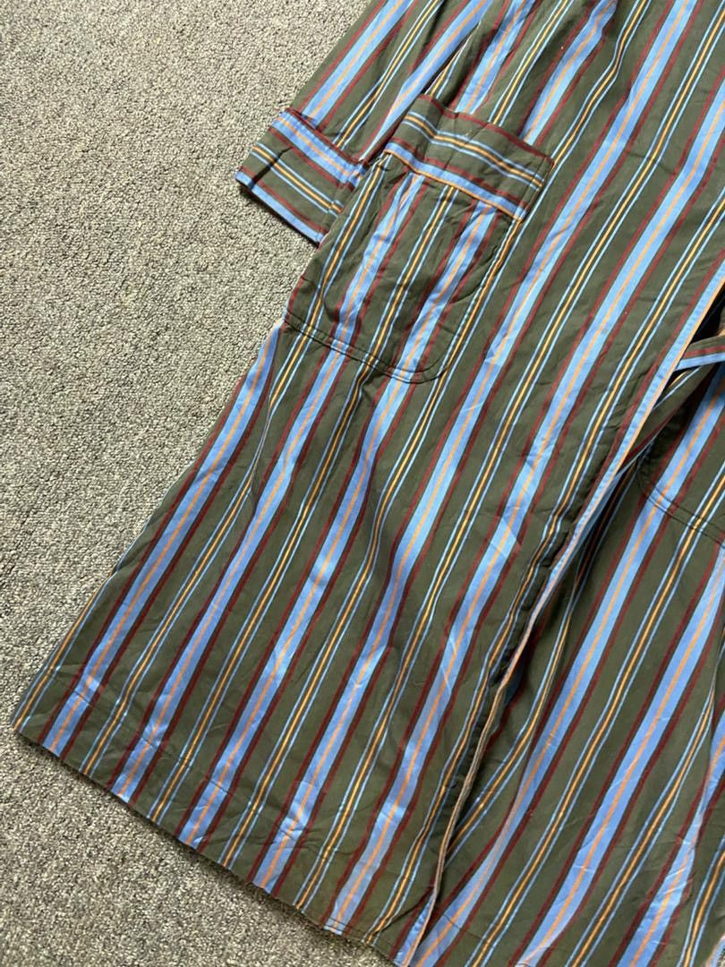 DAKS Daks London Vintage Style Stripes Long Jacket (199) Size US M / EU 48-50 / 2 - 5 Thumbnail