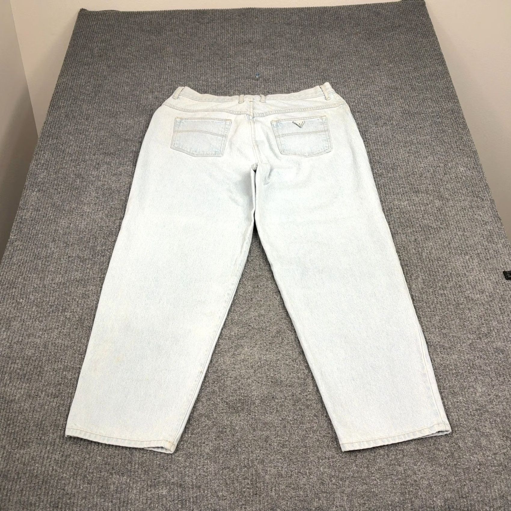 Guess Vintage Guess Jeans Mens 42 Light Blue High Rise Relaxed Tapered Made in USA Size US 42 / EU 58 - 5 Thumbnail