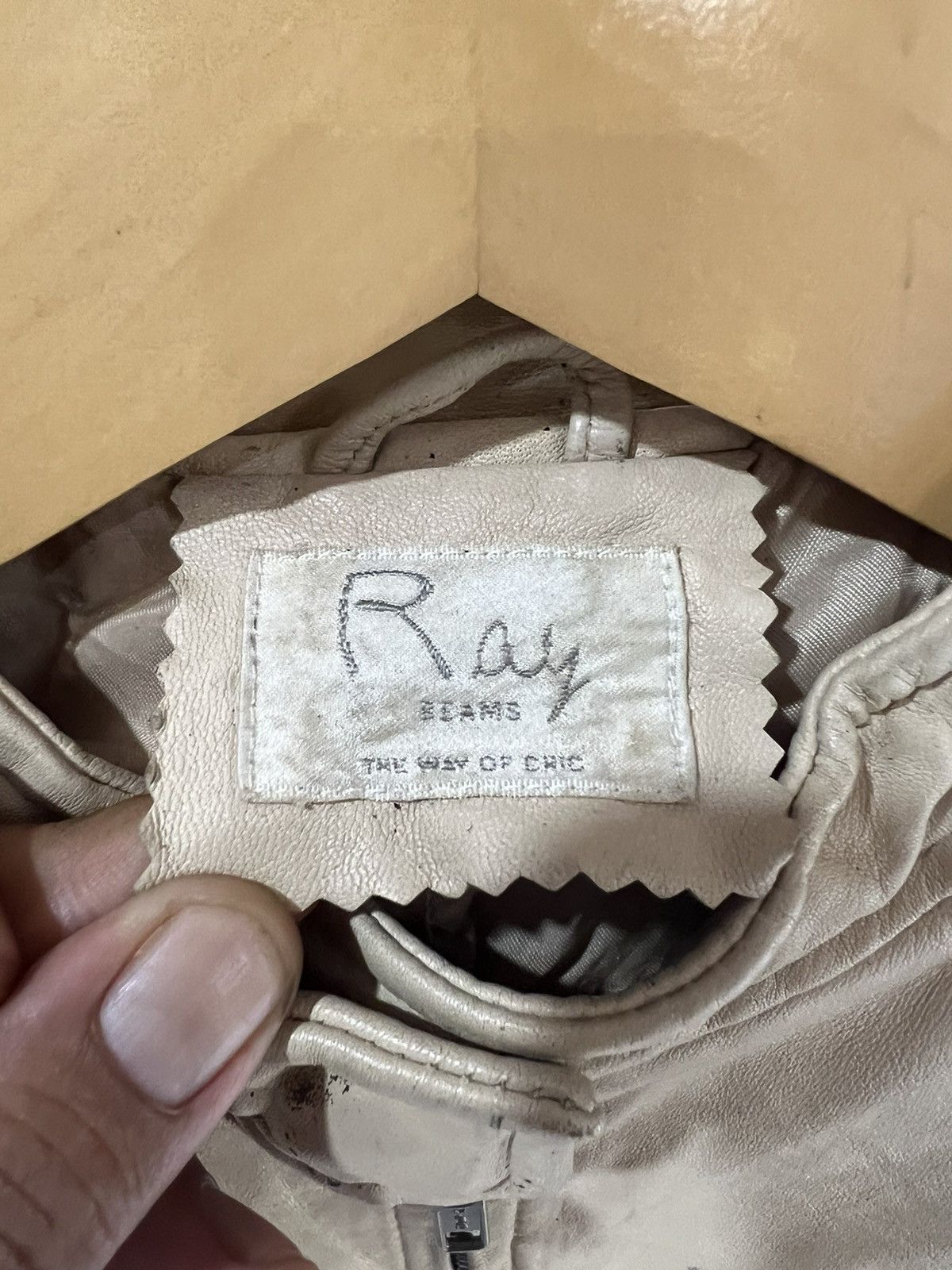Beams Plus 🔥Ray Beams Sheep Leather Zipper Jacket Size XS / US 0-2 / IT 36-38 - 10 Thumbnail