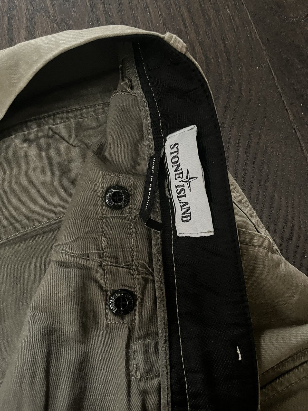 Stone Island Stone Island Slim Olive Cargo Pants Size US 34 / EU 50 - 6 Thumbnail