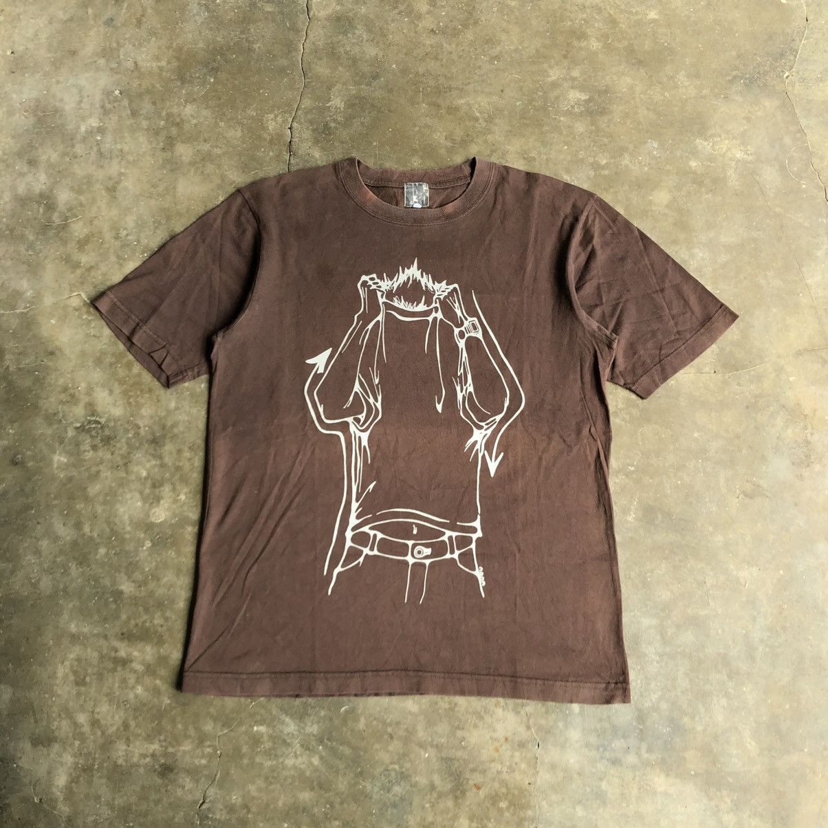 Vintage Vintage INC 30 DJ People Graphic Logo T-shirt Brown Size US M / EU 48-50 / 2 - 1 Thumbnail