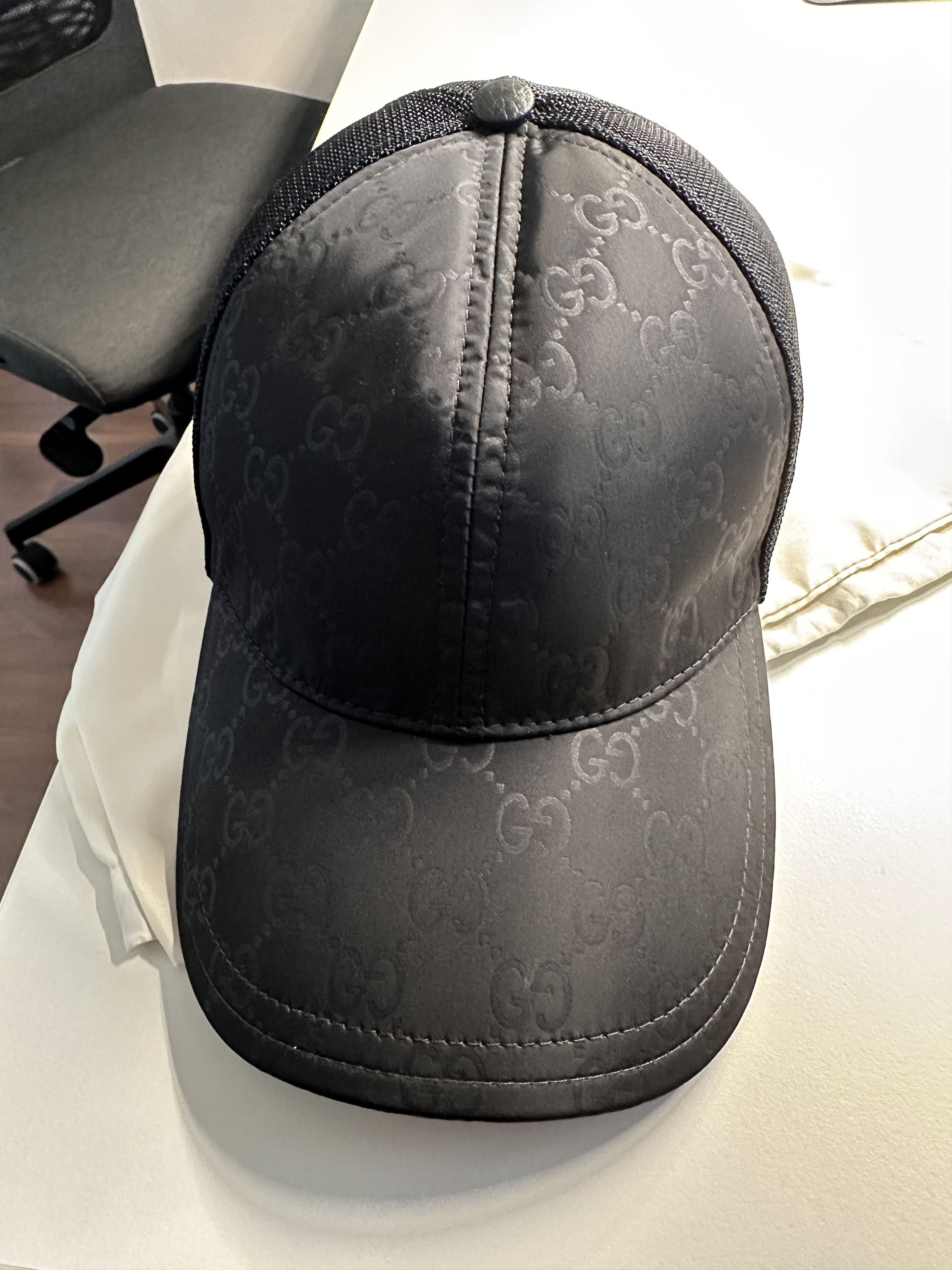 Gucci Gucci Monogram Nylon Trucker Mesh Baseball Hat Size ONE SIZE - 2 Thumbnail