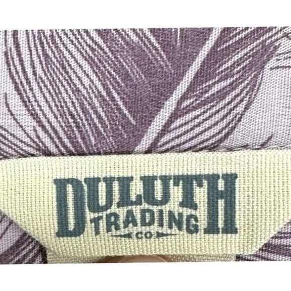 Duluth Trading Company Duluth Trading Co. Shirt Womens Small Purple Button Up Long Sleeve Tops Size S / US 4 / IT 40 - 4 Thumbnail