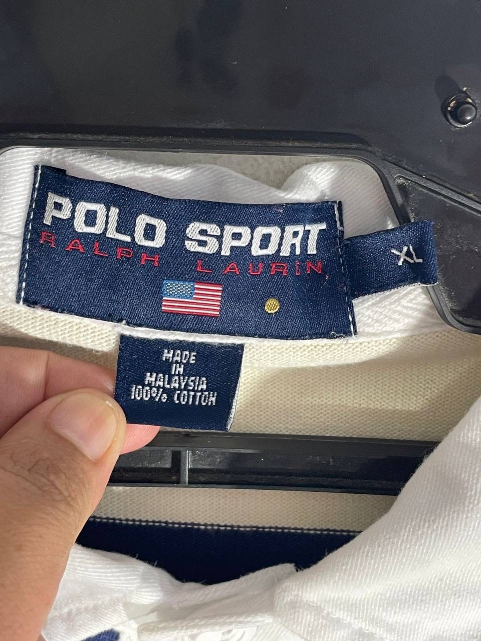 Polo Ralph Lauren Vintage 90s polo sport bear rugby shirt size XL Size US XL / EU 56 / 4 - 6 Thumbnail