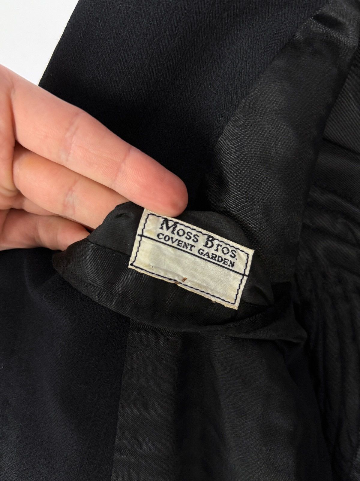 Vintage 40s 50s Vintage Moss Bros Bespoke Wool Morning Tailcoat 42 Size US L / EU 52-54 / 3 - 11 Thumbnail