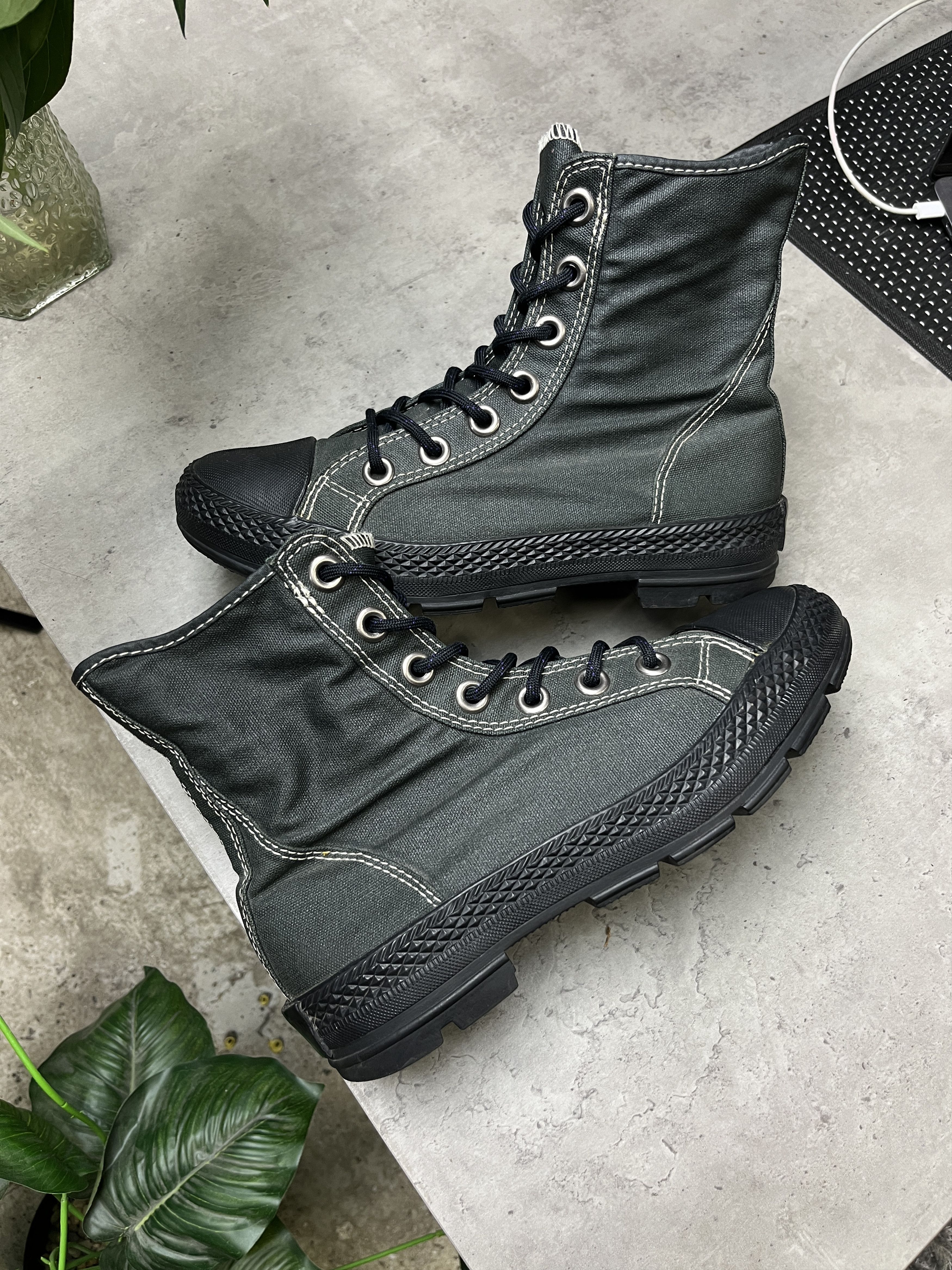Converse 2000s CONVERSE CHUNKY LUG SOLE CANVAS SNEAKERS - 5138 Size US 5.5 / EU 38 - 1 Thumbnail