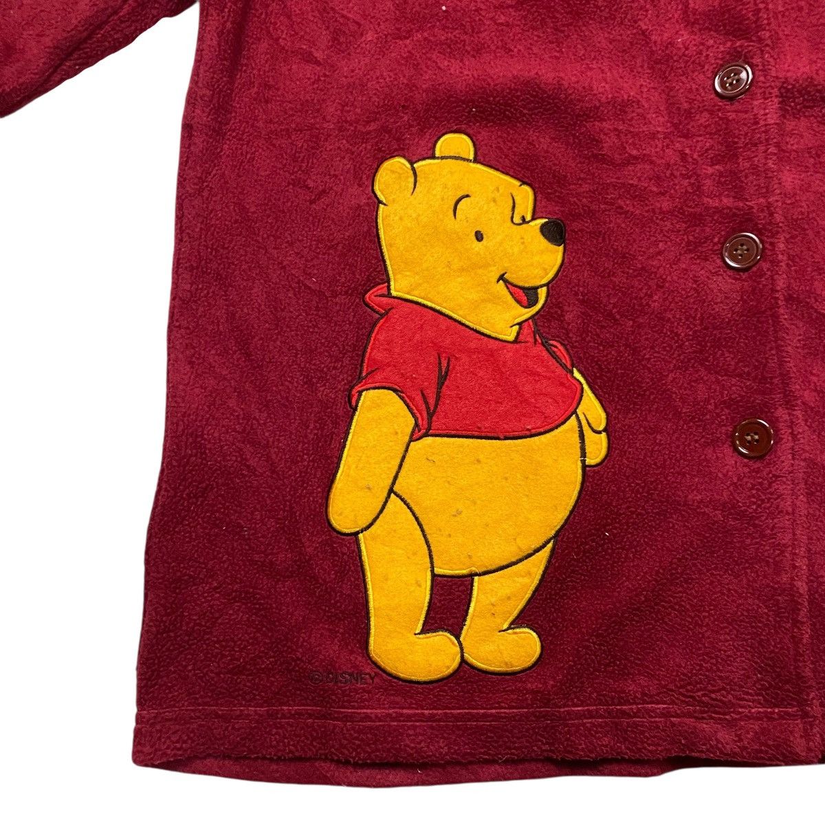 Disney vintage Disney Winnie the Pooh button-up fleece jacket Size L / US 10 / IT 46 - 7 Thumbnail