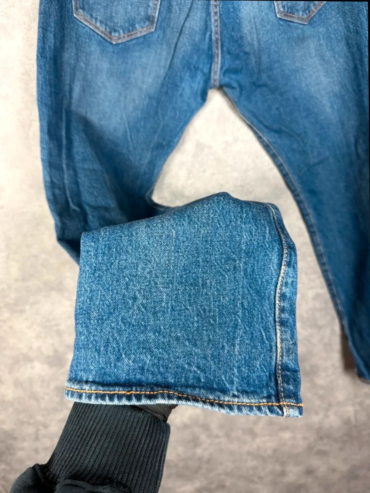 Levi's Levi Strauss 501 Jeans klassisch dunkelblau Denim Vintage Size US 34 / EU 50 - 6 Thumbnail