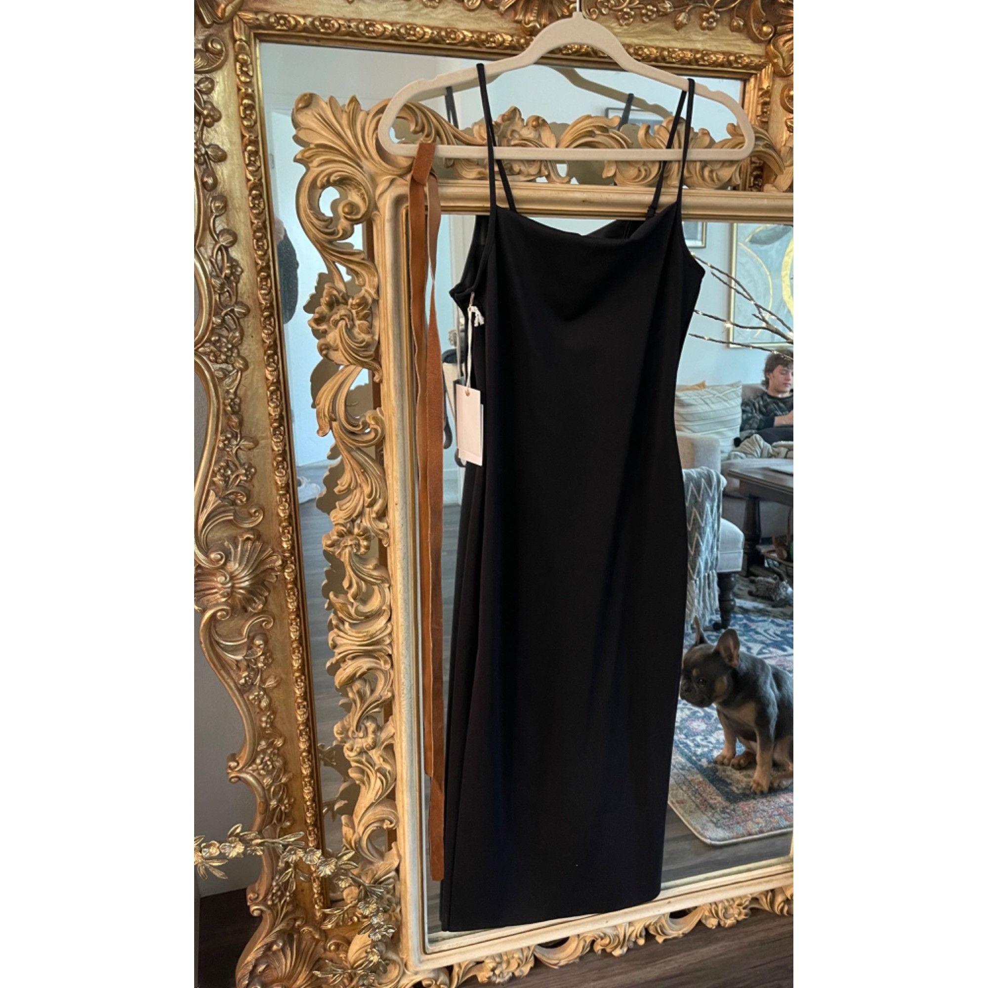 Good American Good American Midi scuba Spaghetti Strap Sz XS Size XS / US 0-2 / IT 36-38 - 5 Thumbnail