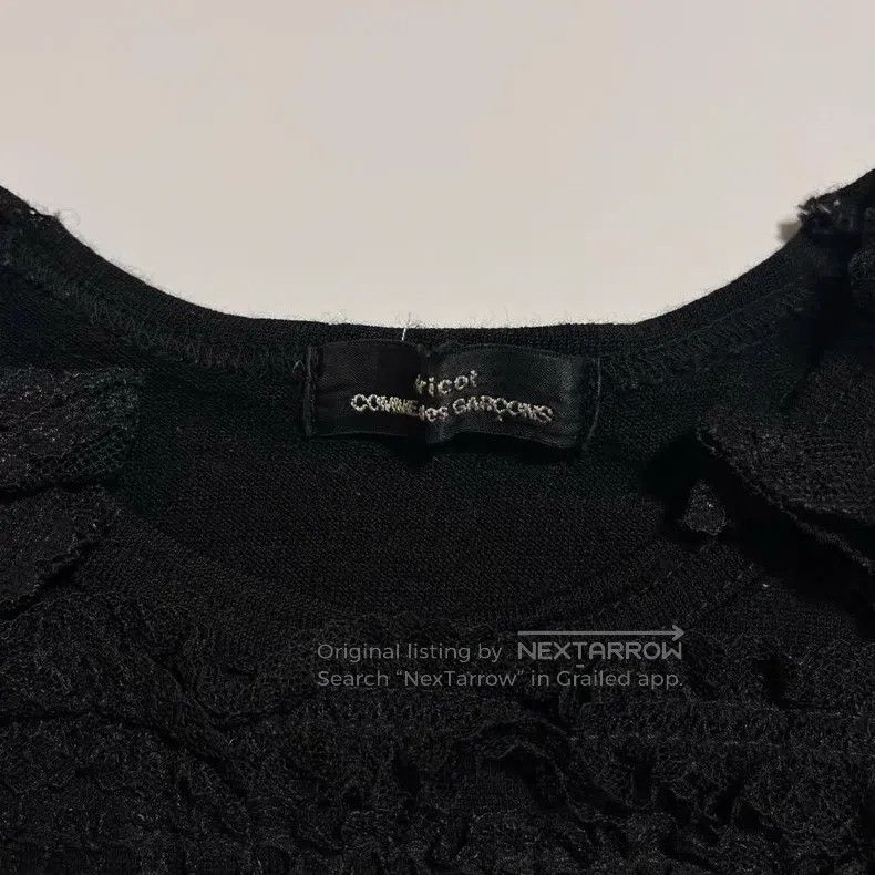 Comme des Garcons Comme Des Garcons Jacquard lotus wool long-sleeve Size S / US 4 / IT 40 - 7 Thumbnail