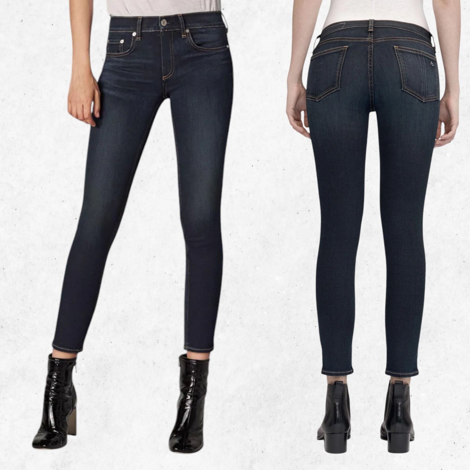 Rag & Bone Rag & Bone Jeans Womens 24 High Rise Ankle Skinny in Bedford Size 24" / US 00 / IT 34 - 1 Thumbnail