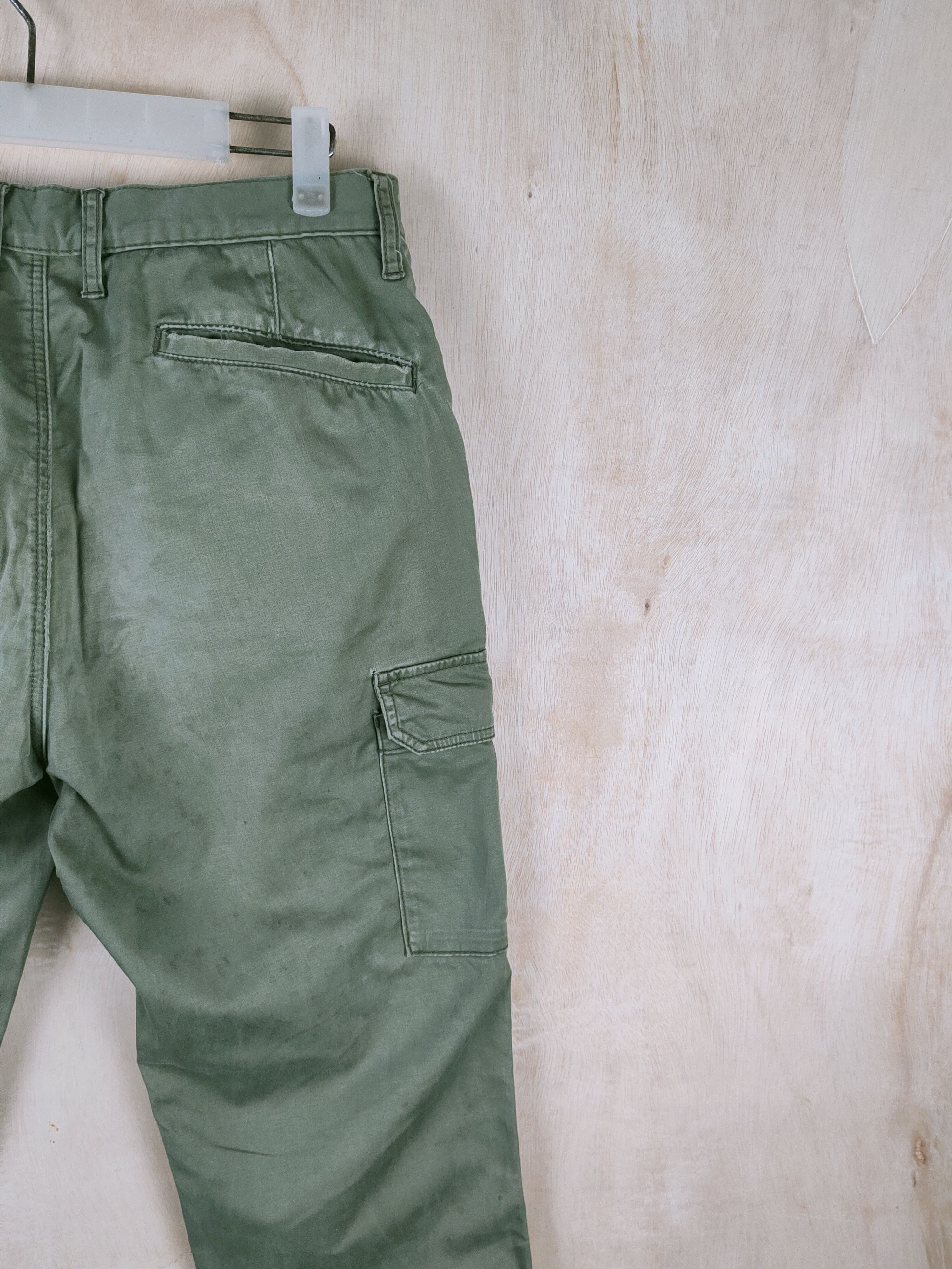 Japanese Brand Japanese Brand Green Multipocket Tactical Cargo Pants #S2485 Size US 29 - 10 Thumbnail