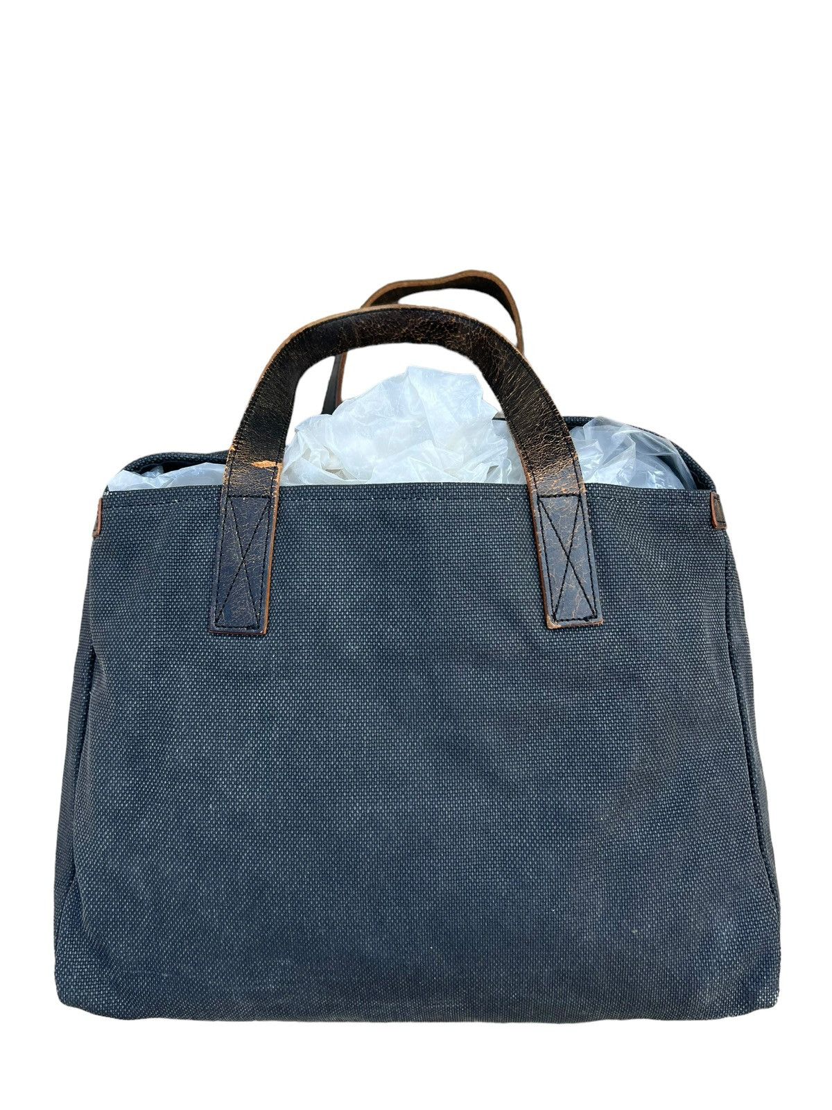 Porter 53225320 Waxed Herringbone Twill Cotton Handle Bag Size ONE SIZE - 1 Thumbnail