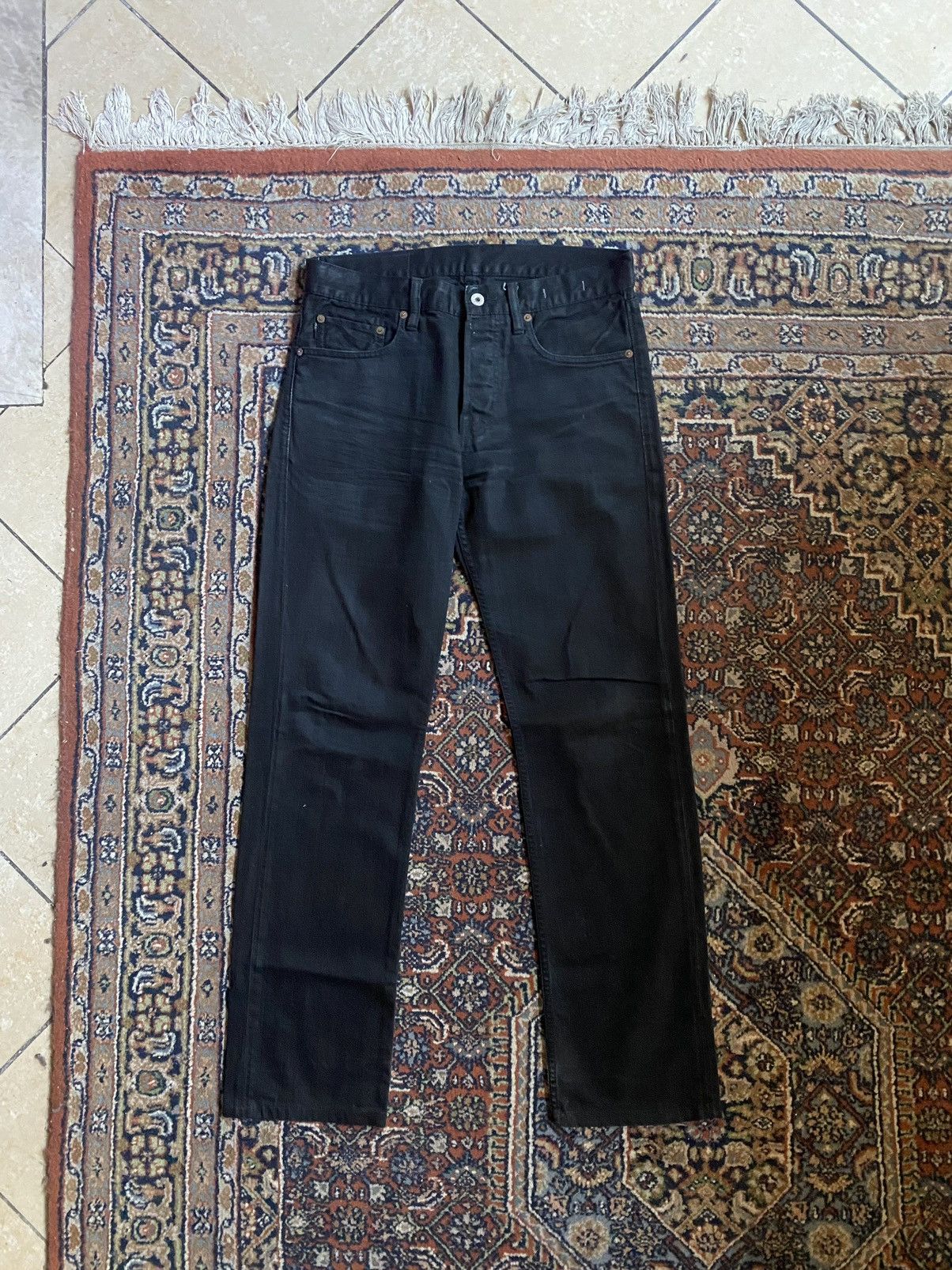 image of Polo Ralph Laurent Mercer Slim Straight Pants in Black, Men's (Size 32)