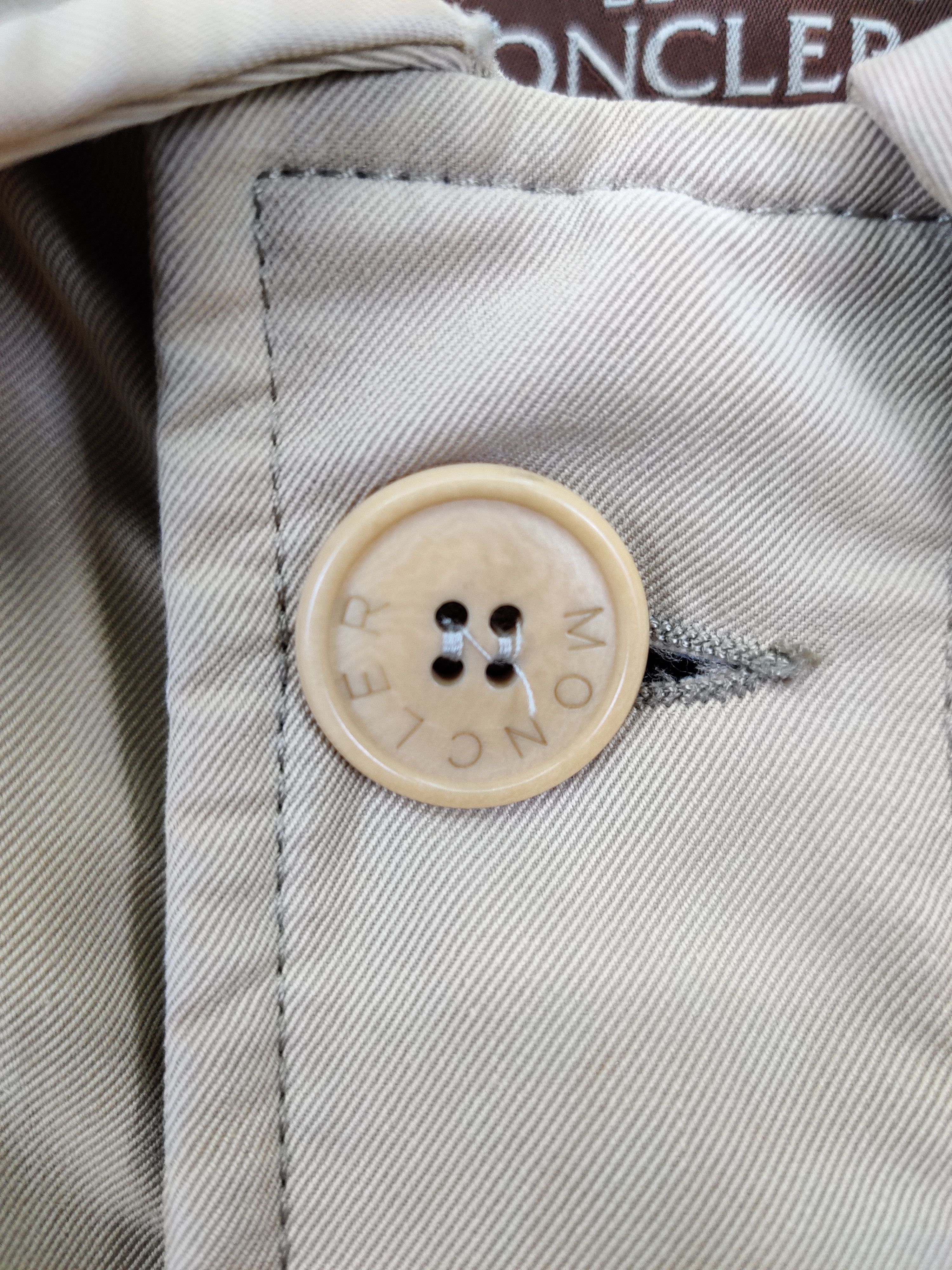 Moncler Vintage Moncler Coat Button Ups Jacket Size US M / EU 48-50 / 2 - 13 Thumbnail