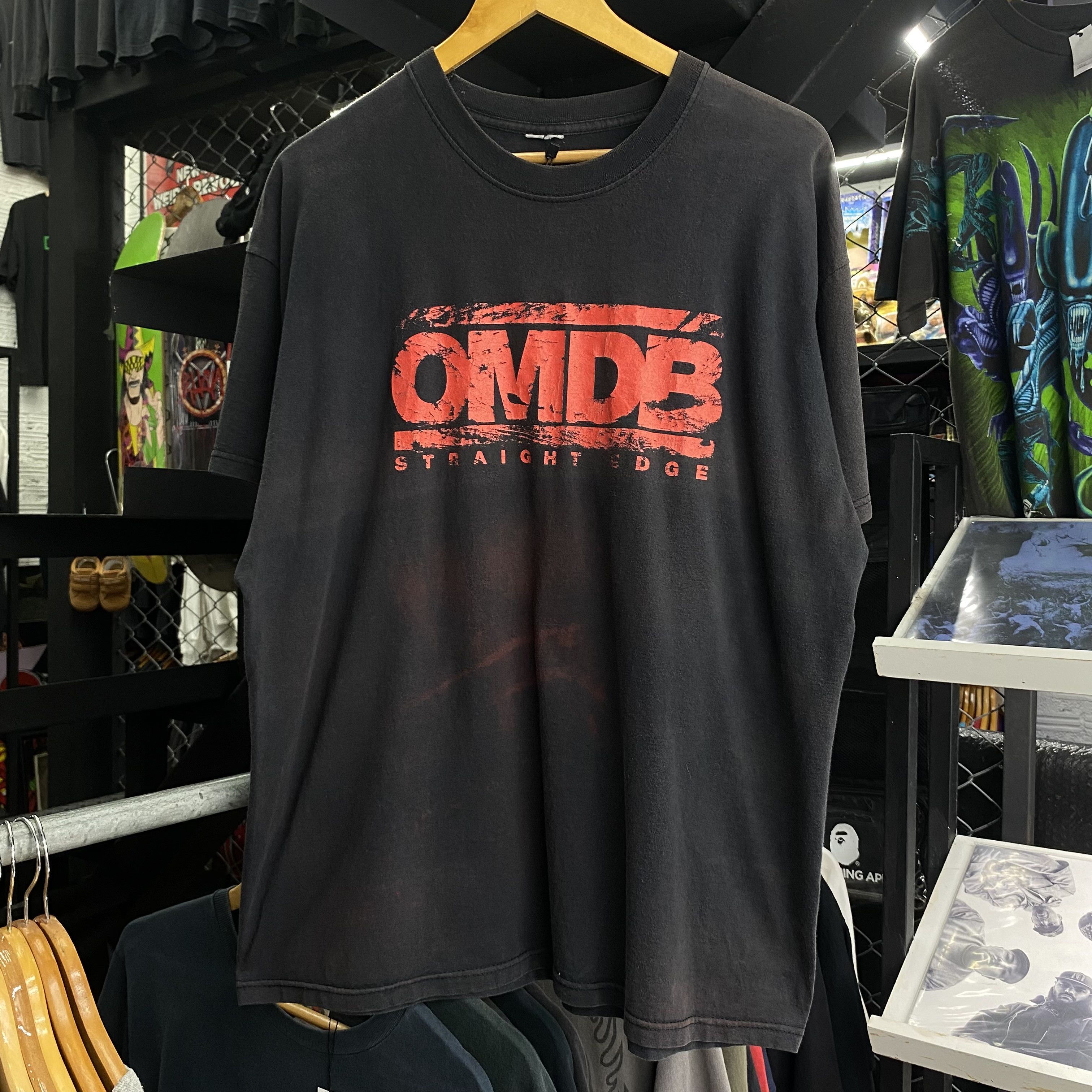 Band Tees OVER MY DEAD BODY Straight Edge Hardcore Size US XL / EU 56 / 4 - 1 Thumbnail