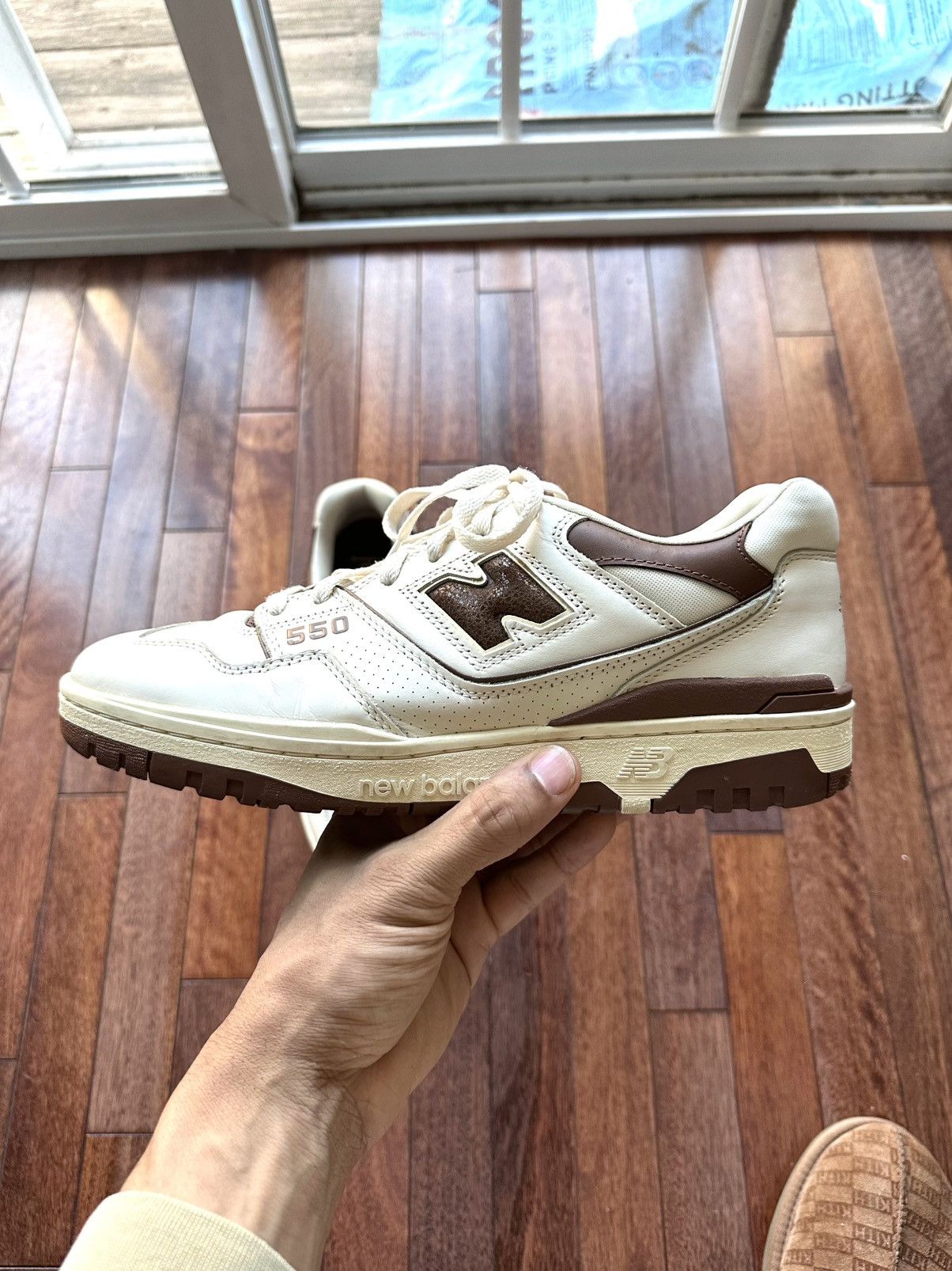 Aime Leon Dore × New Balance New Balance x Aime Leon Dore 550 - Brown - size 12 Size US 12 / EU 45 - 10 Thumbnail