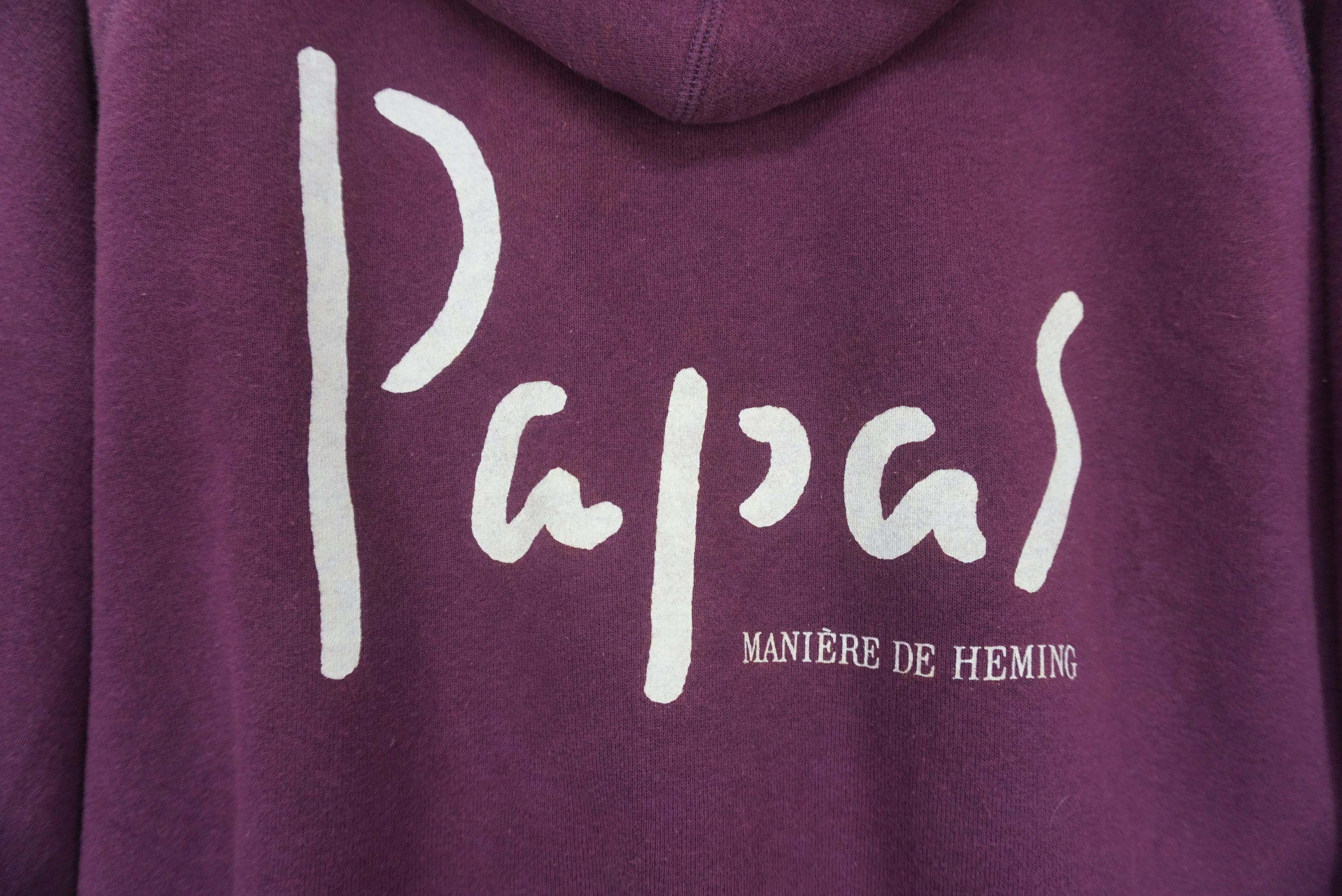 Japanese Brand Vintage Papas Maniere de Heming Button Up Distressed Hoodie Size US L / EU 52-54 / 3 - 15 Thumbnail