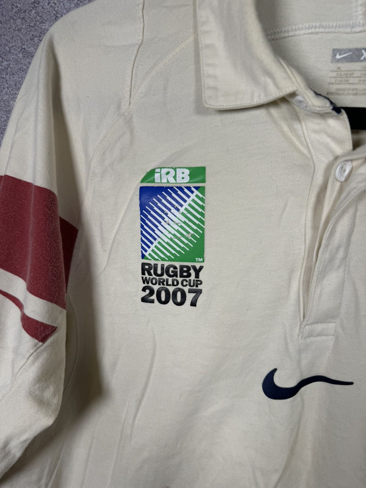 Nike × Vintage nike ENGLAND Rugby Union Jersey World Cup 2007 Shirt SIZE XL Size US XL / EU 56 / 4 - 7 Thumbnail