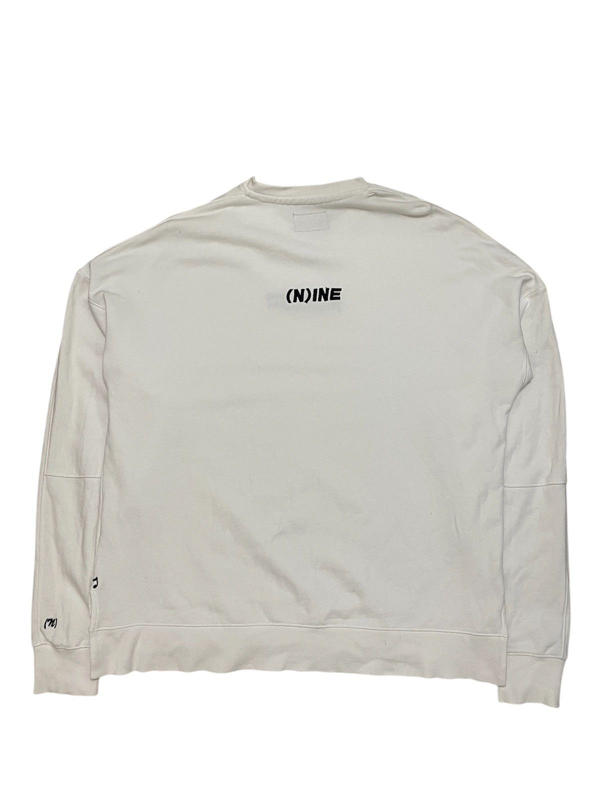 Number (N)ine Number (N)ine Embroidered Centre Logo Crewneck Sweatshirt Size US L / EU 52-54 / 3 - 2 Thumbnail