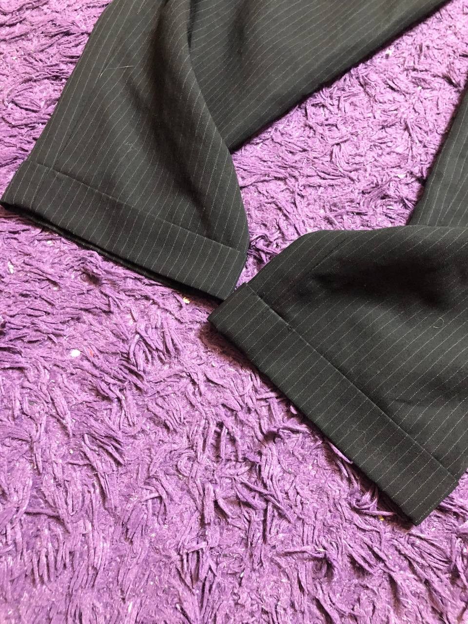 Ralph Lauren Vintage Ralph Lauren 100% Wool Striped Casual Pants Size 10 Size 32" / US 10 / IT 46 - 6 Thumbnail
