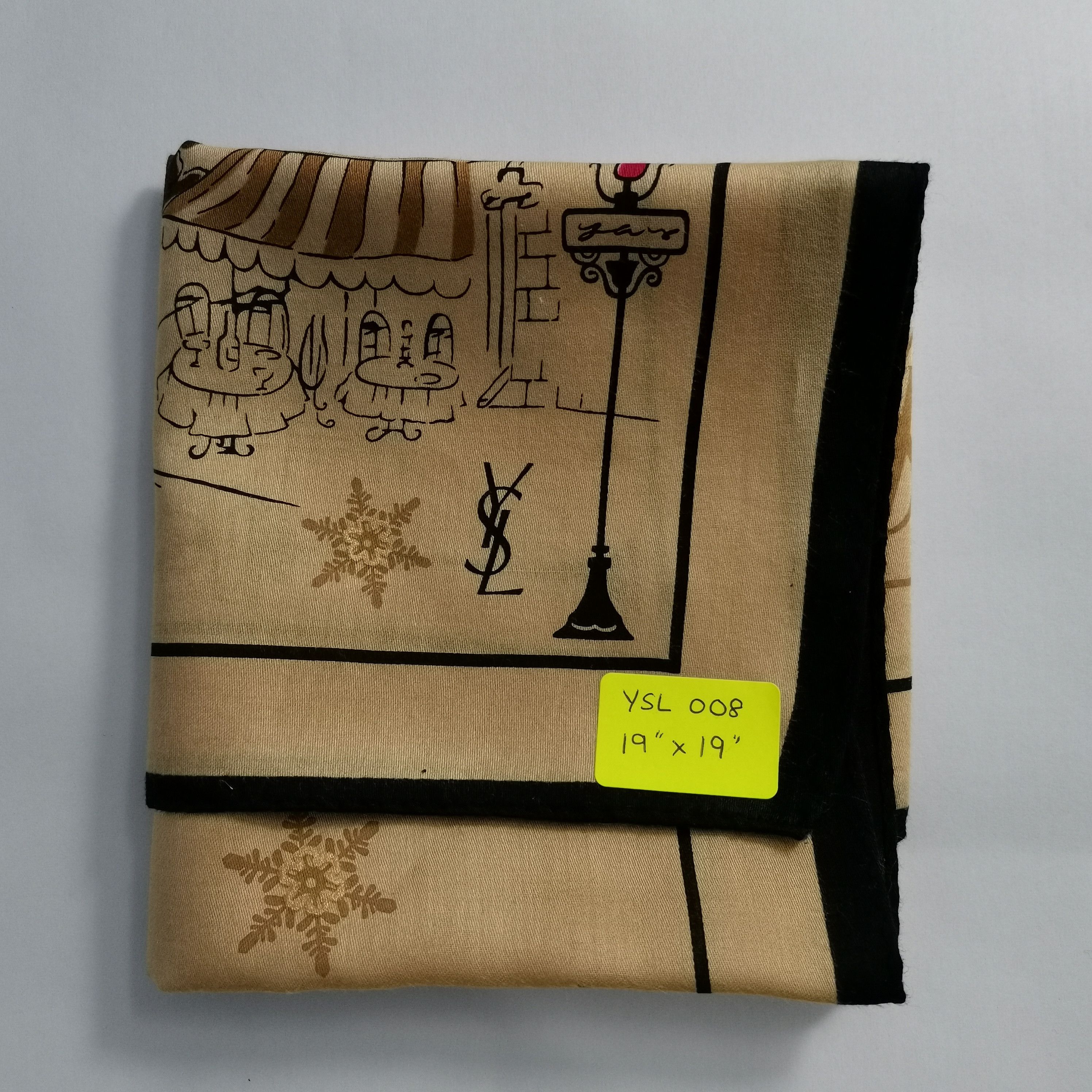 Yves Saint Laurent YVES SAINT LAURENT HANDKERCHIEF/ BANDANA/ SCARF Size ONE SIZE - 7 Thumbnail